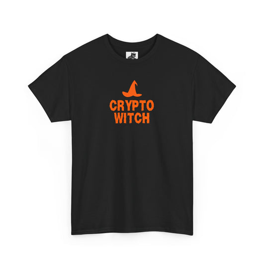 Crypto Witch Graphic Tee - Crypto Halloween T-Shirt