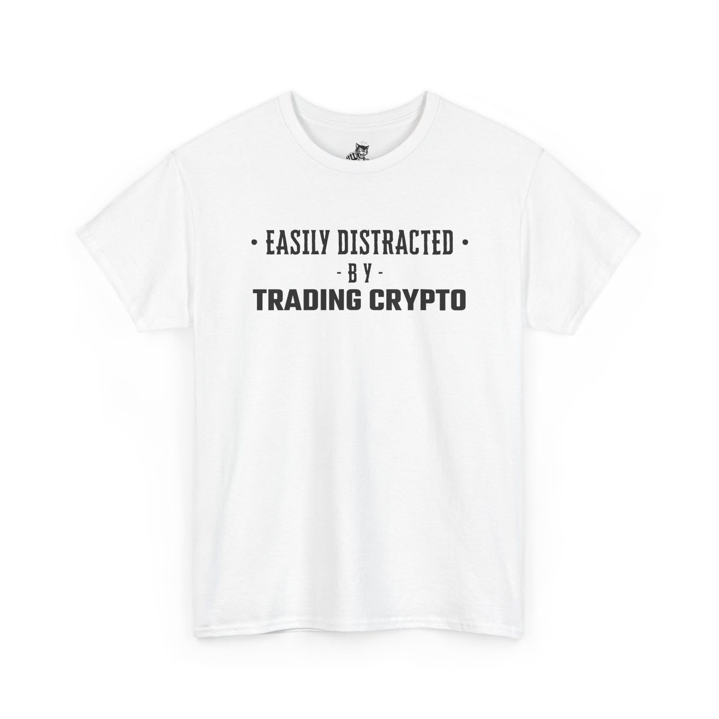 Easily Distracted By Trading Crypto Graphic Tee - Unisex Cotton T-Shirt
