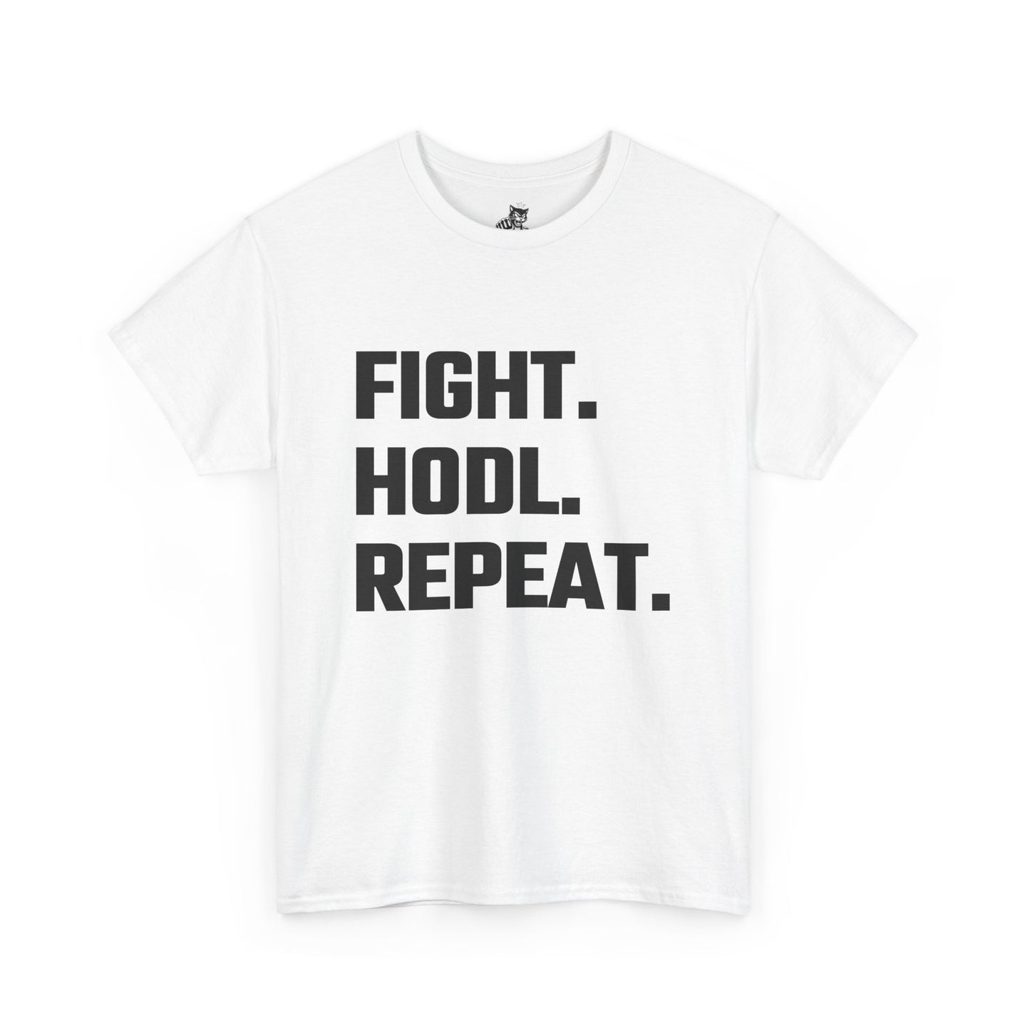 Fight. HODL. Repeat. Graphic Tee - Unisex Cotton T-Shirt