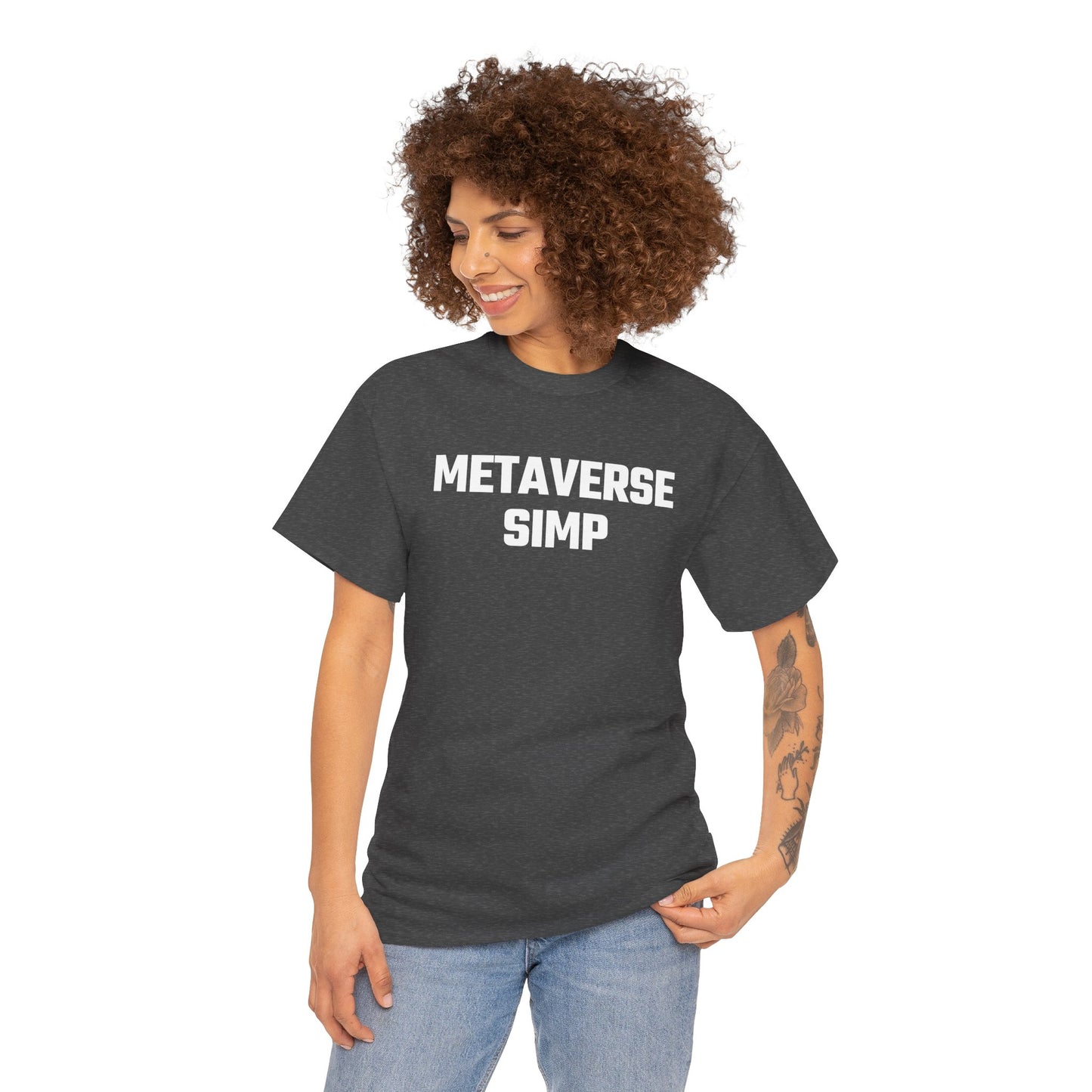 Metaverse Simp Graphic Tee - Unisex Cotton T-Shirt
