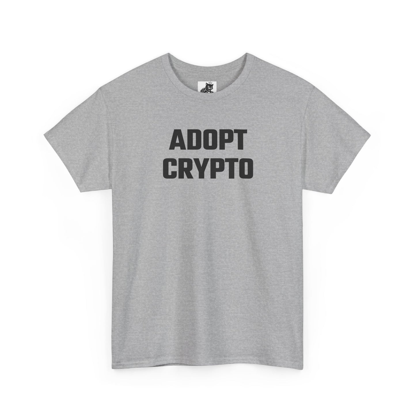 Adopt Crypto Graphic T-Shirt