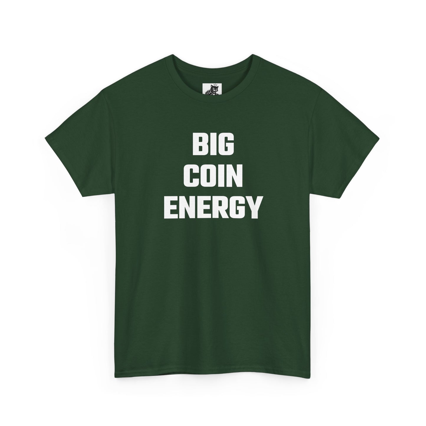 Big Coin Energy Crypto Themed T-Shirt