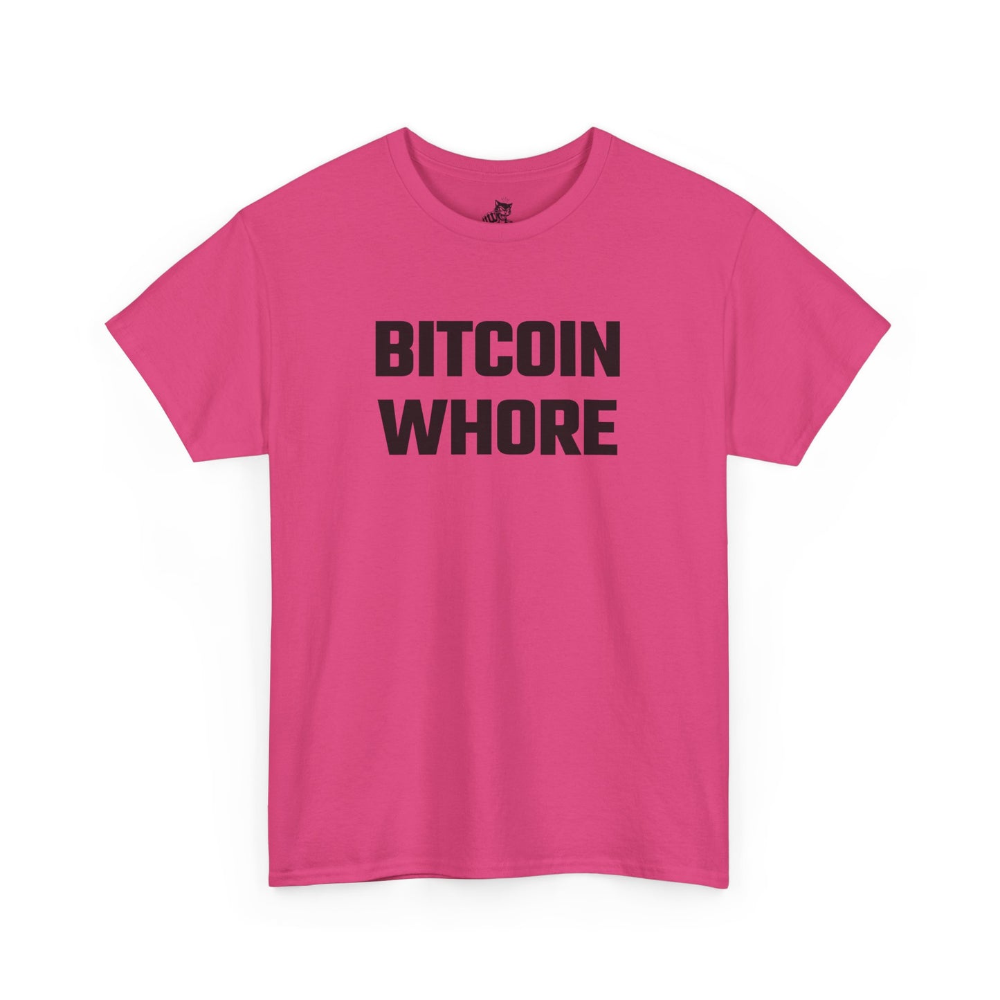 Bitcoin Whore (Version 2) Graphic Tee - Unisex Cotton T-Shirt