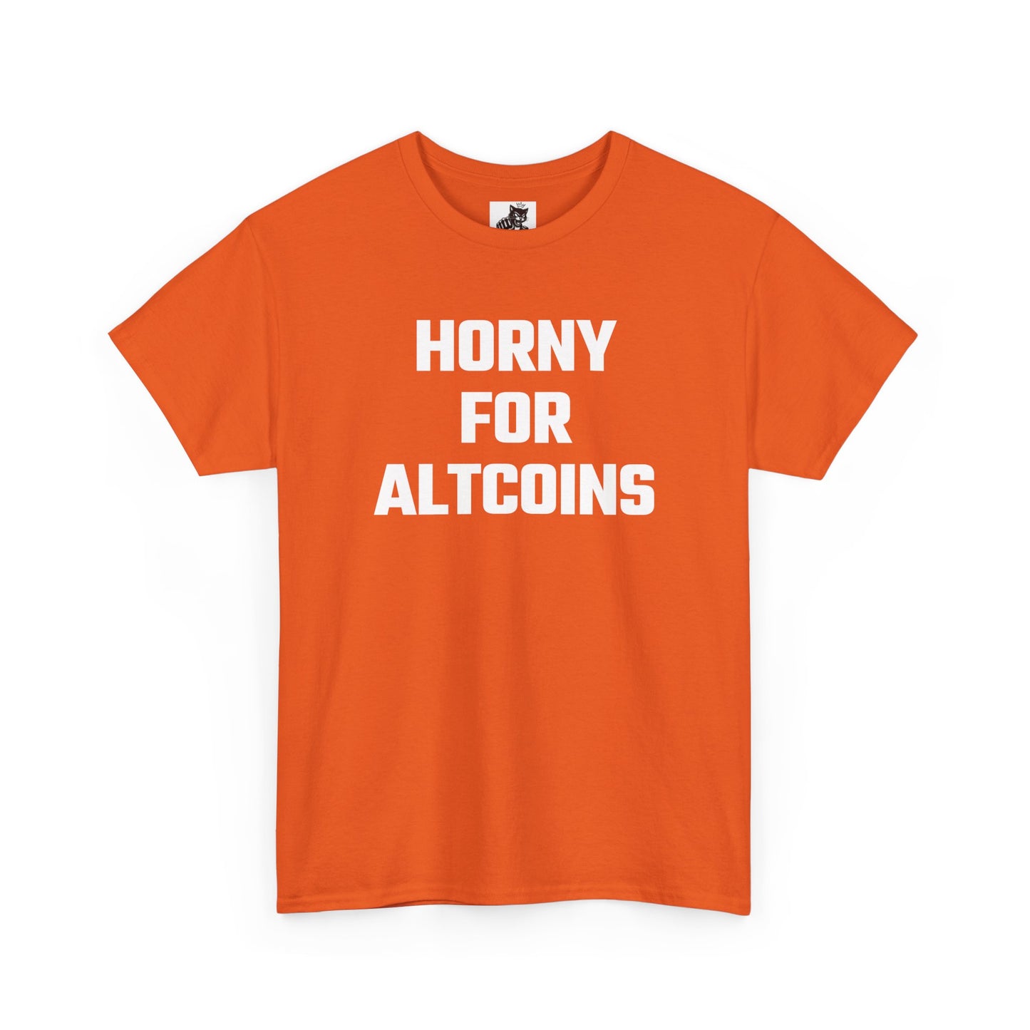 Horny For Altcoins Crypto Themed T-Shirt