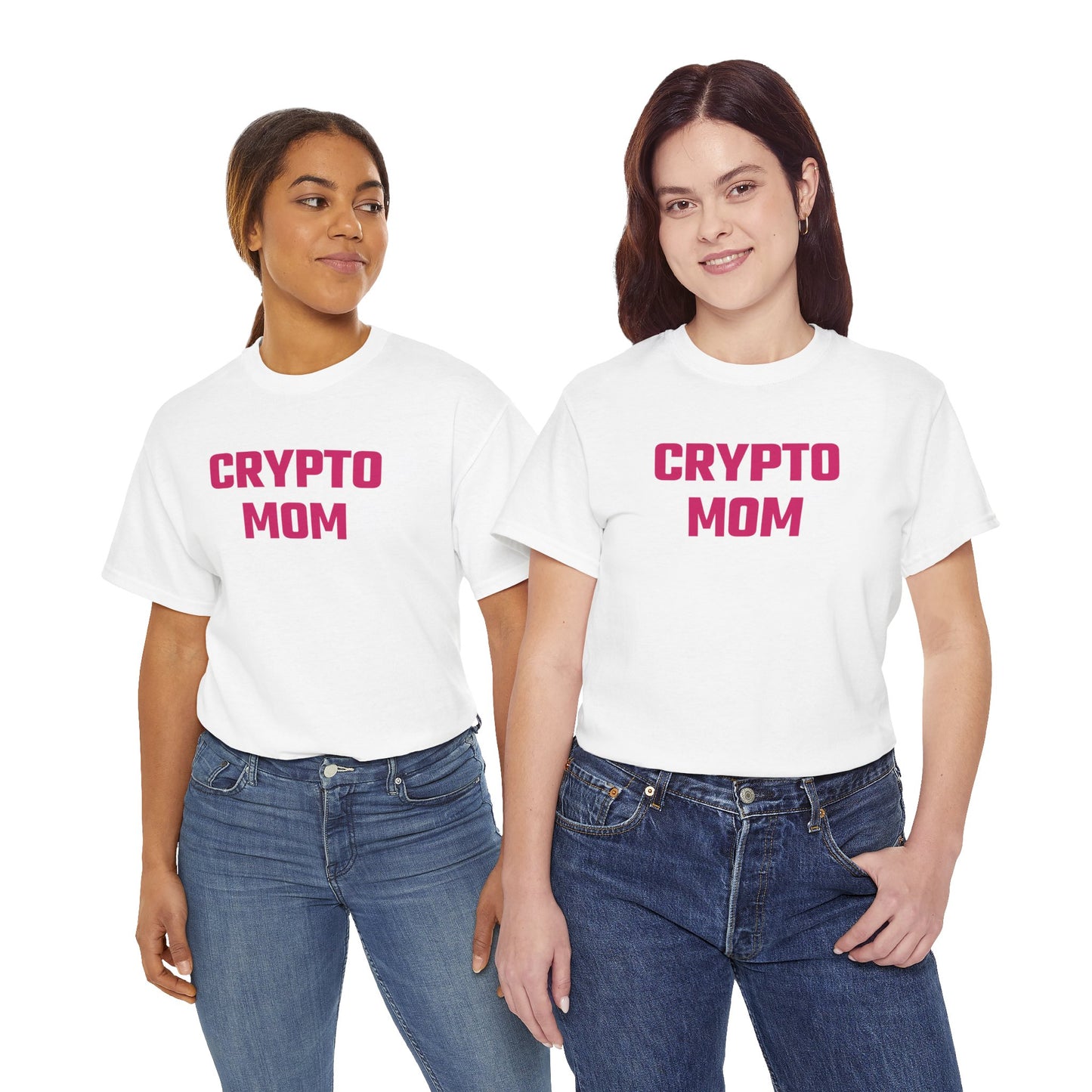Crypto Mom (Version 2) Graphic Tee - Unisex Cotton T-Shirt