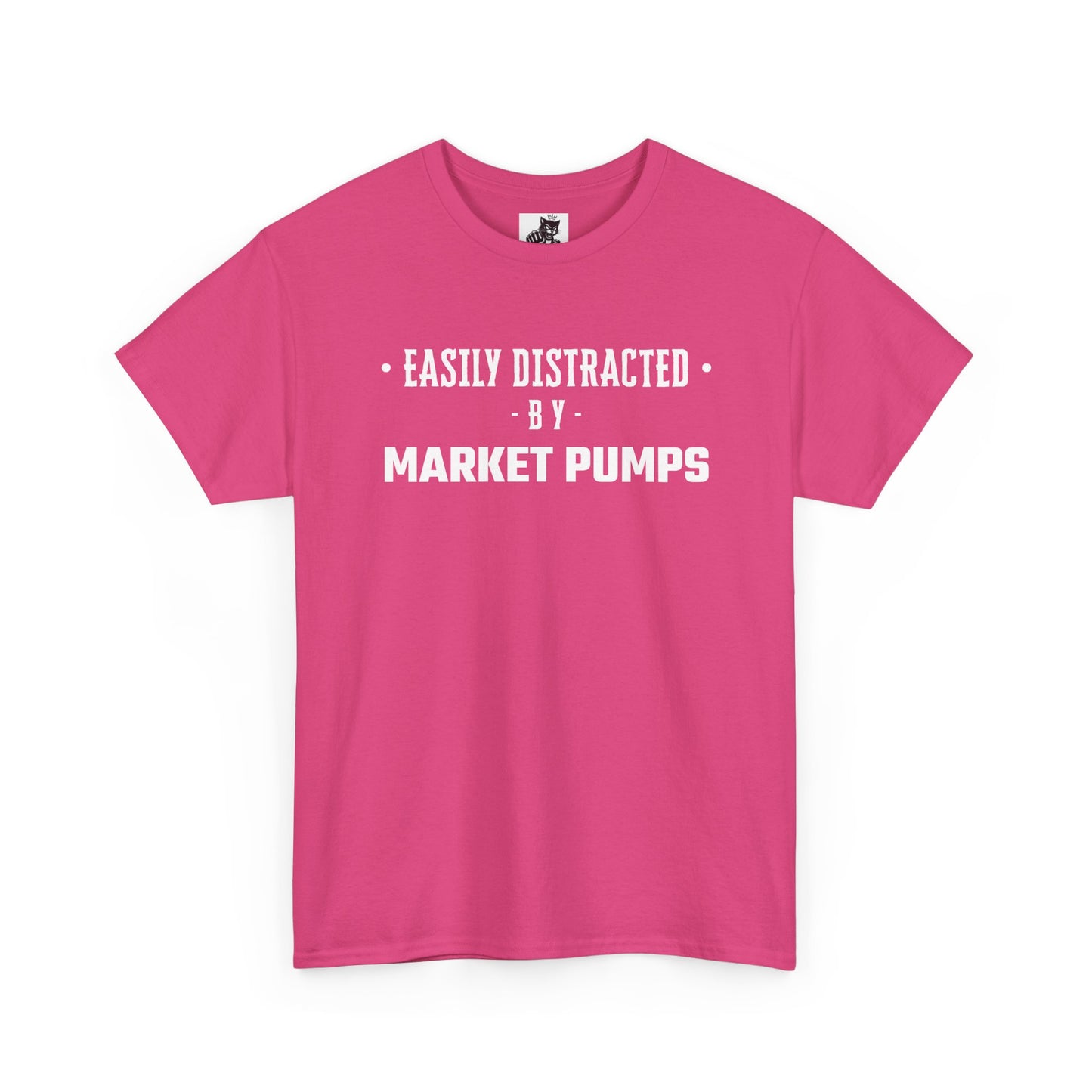Easily Distracted By Market Pumps Graphic Tee - Unisex Cotton T-Shirt