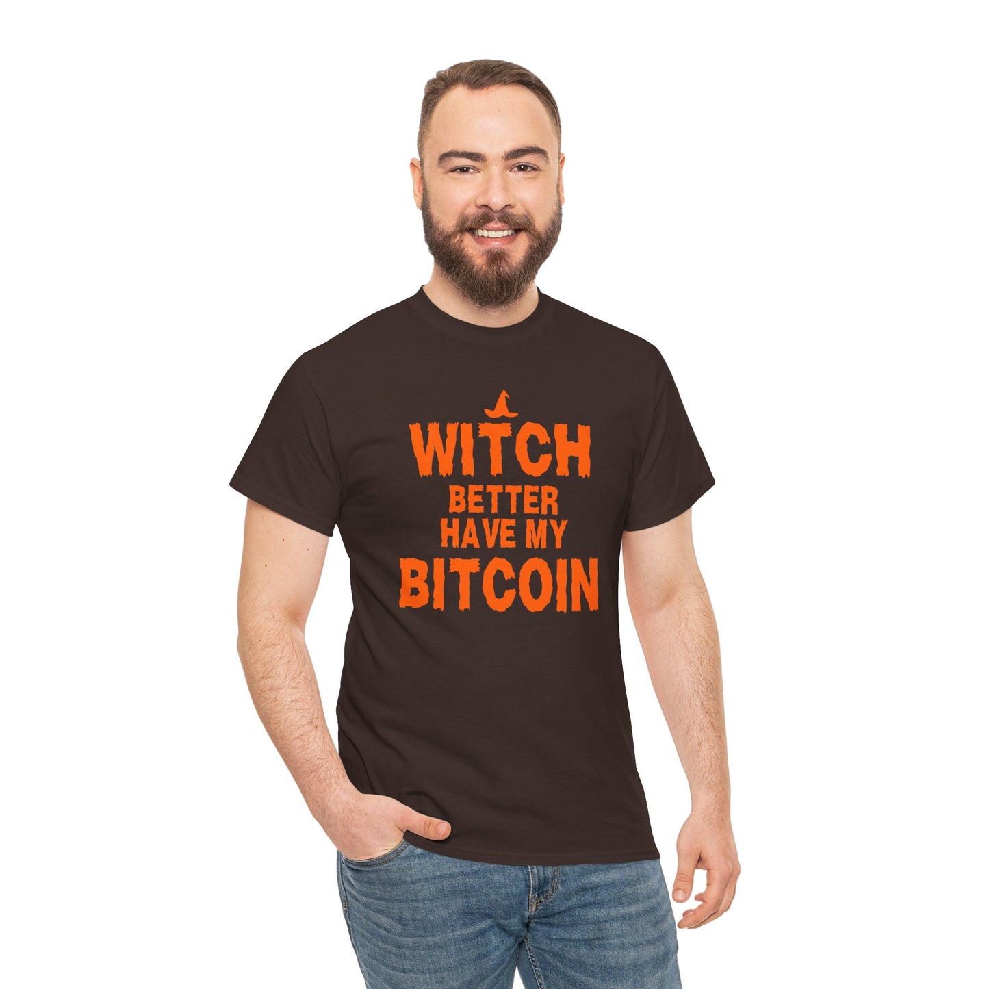 Witch Better Have My Bitcoin Graphic Tee - Crypto Halloween T-Shirt