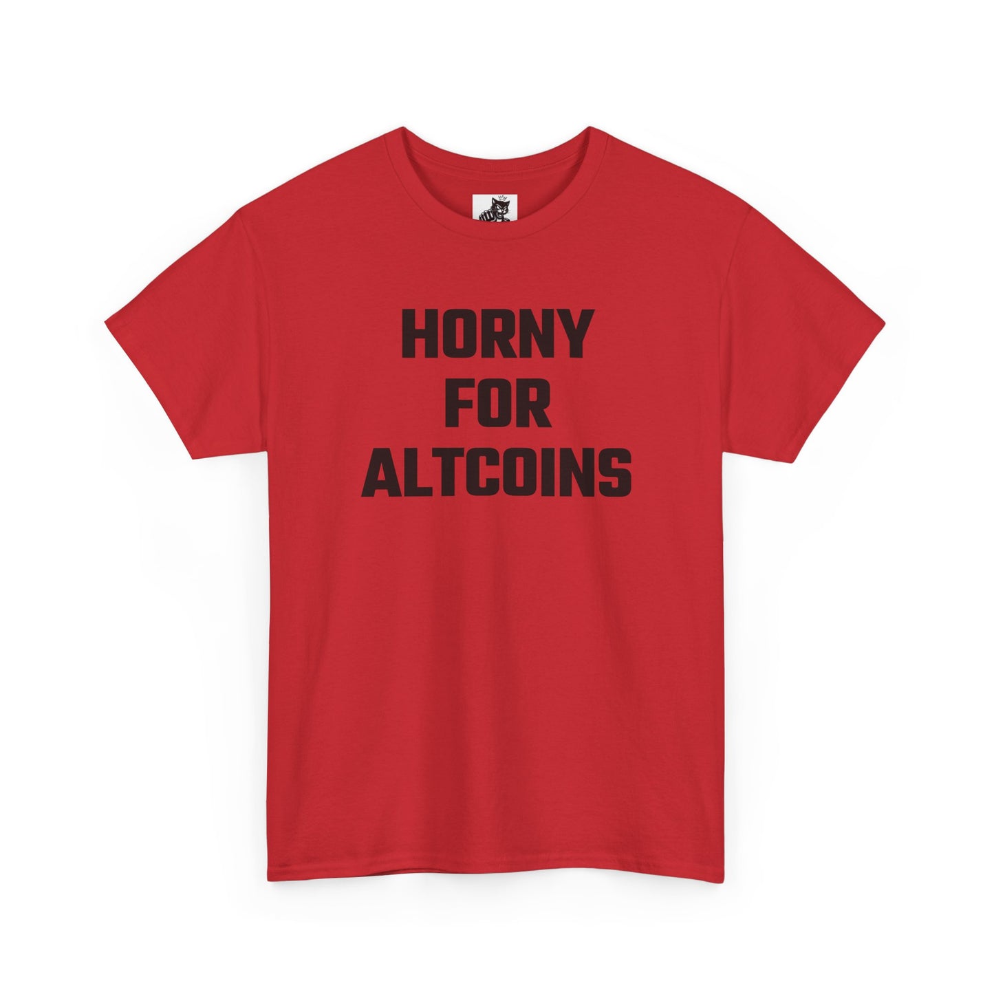 Horny For Altcoins (Version 2) Crypto Themed T-Shirt