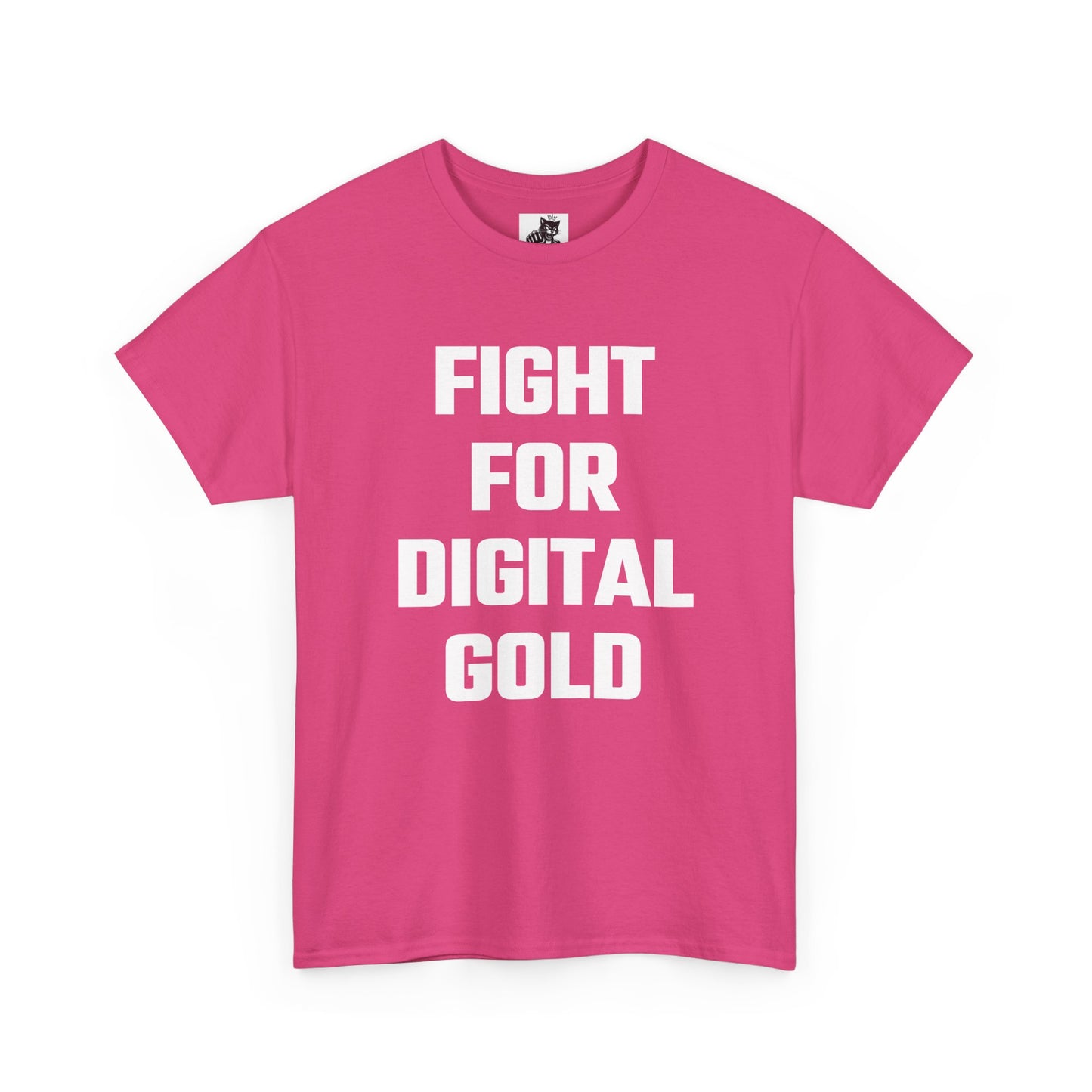 Fight For Digital Gold Graphic Tee - Unisex Cotton T-Shirt