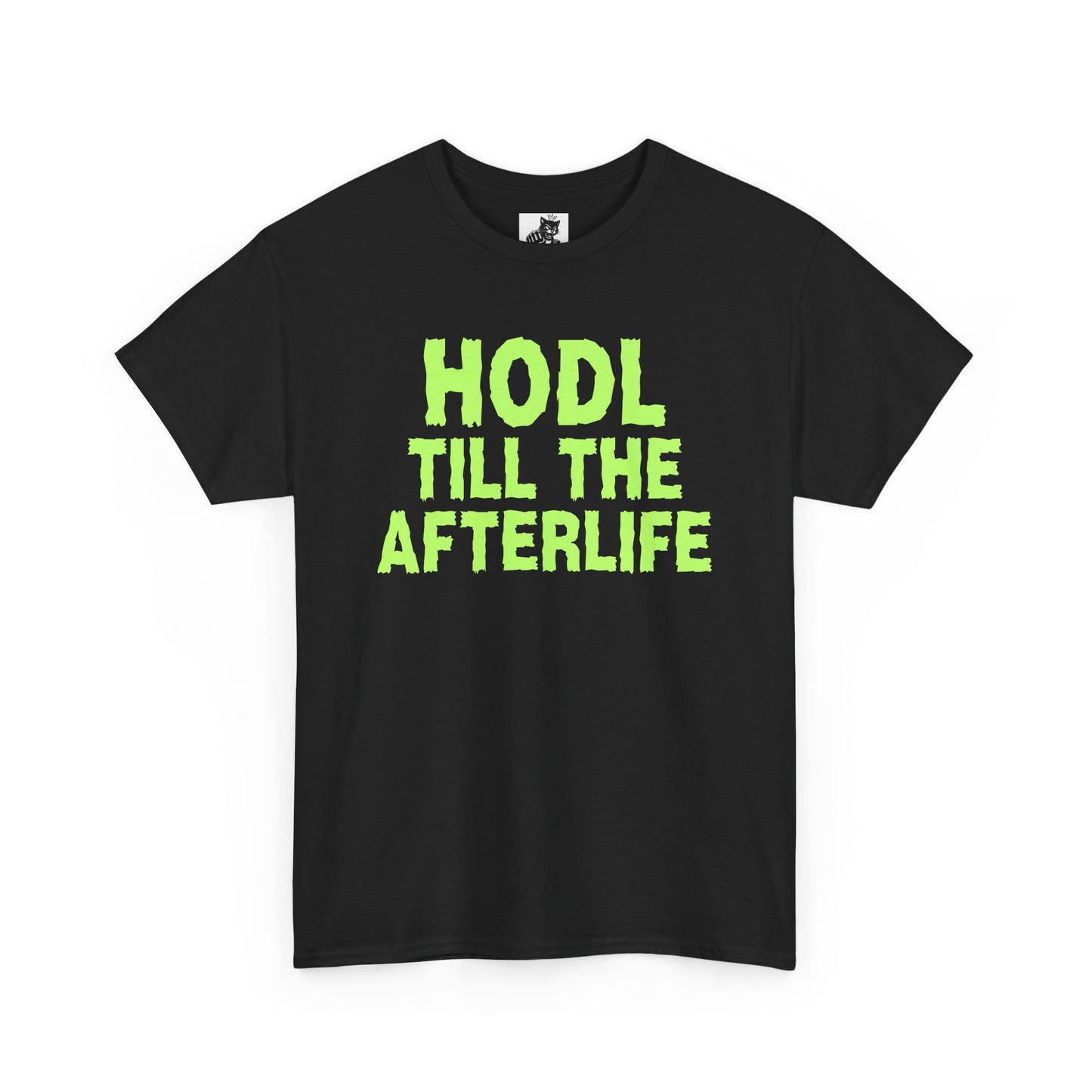HODL Till The Afterlife (Version 2) Graphic Tee - Crypto Halloween T-Shirt