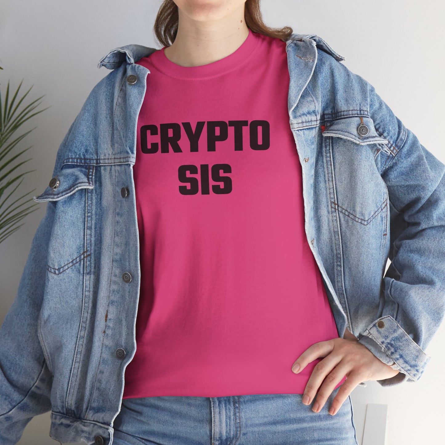 Crypto Sis (Version 2) Graphic Tee - Unisex Cotton T-Shirt