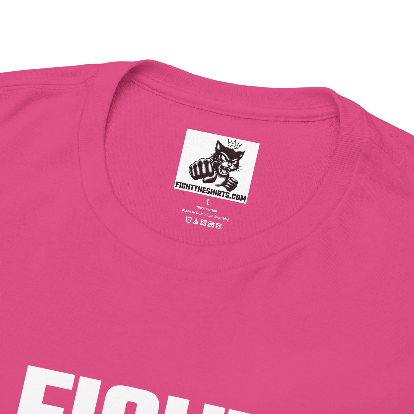 Fight The Bear Graphic Tee - Unisex Cotton T-Shirt