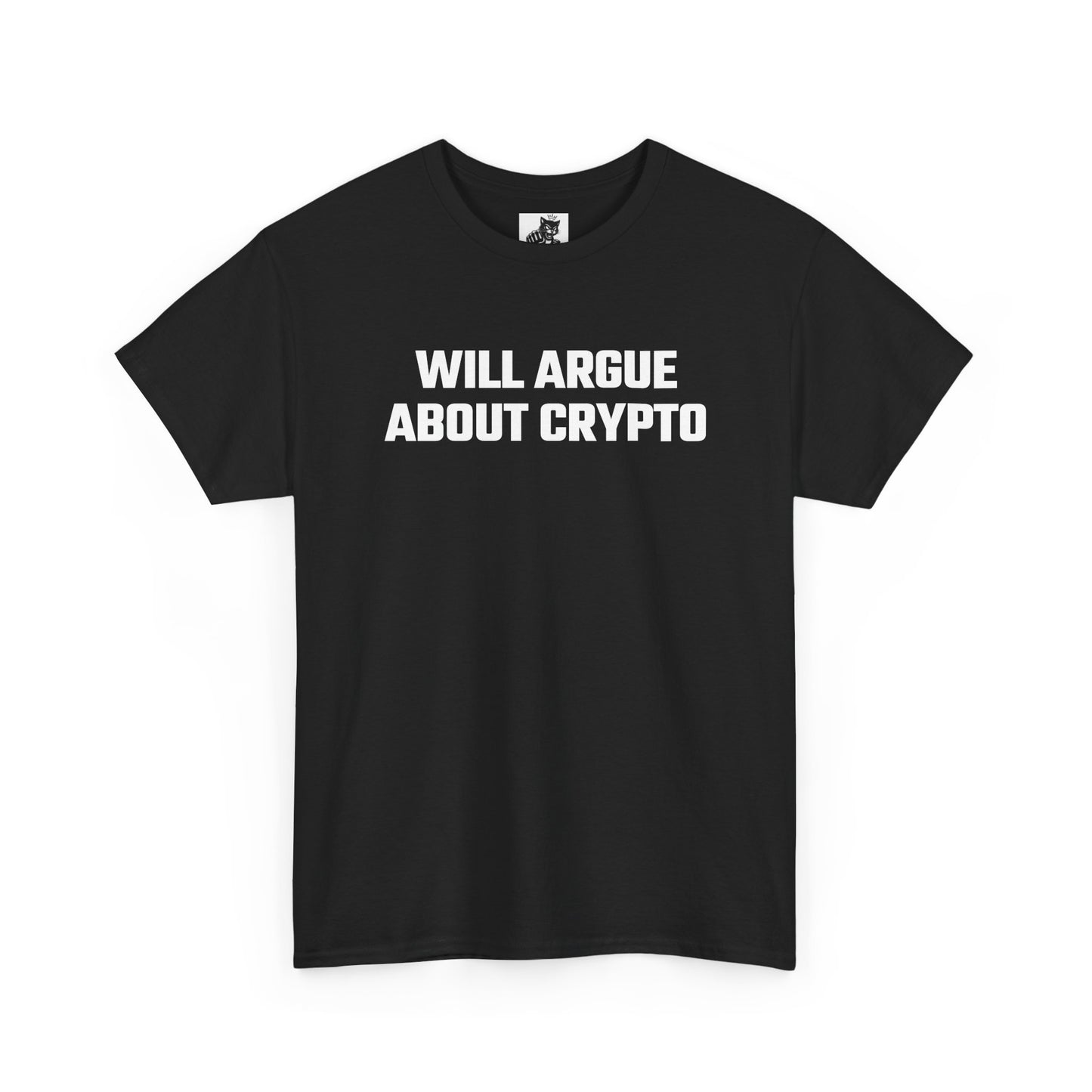 Will Argue About Crypto Graphic Tee - Unisex Cotton T-Shirt