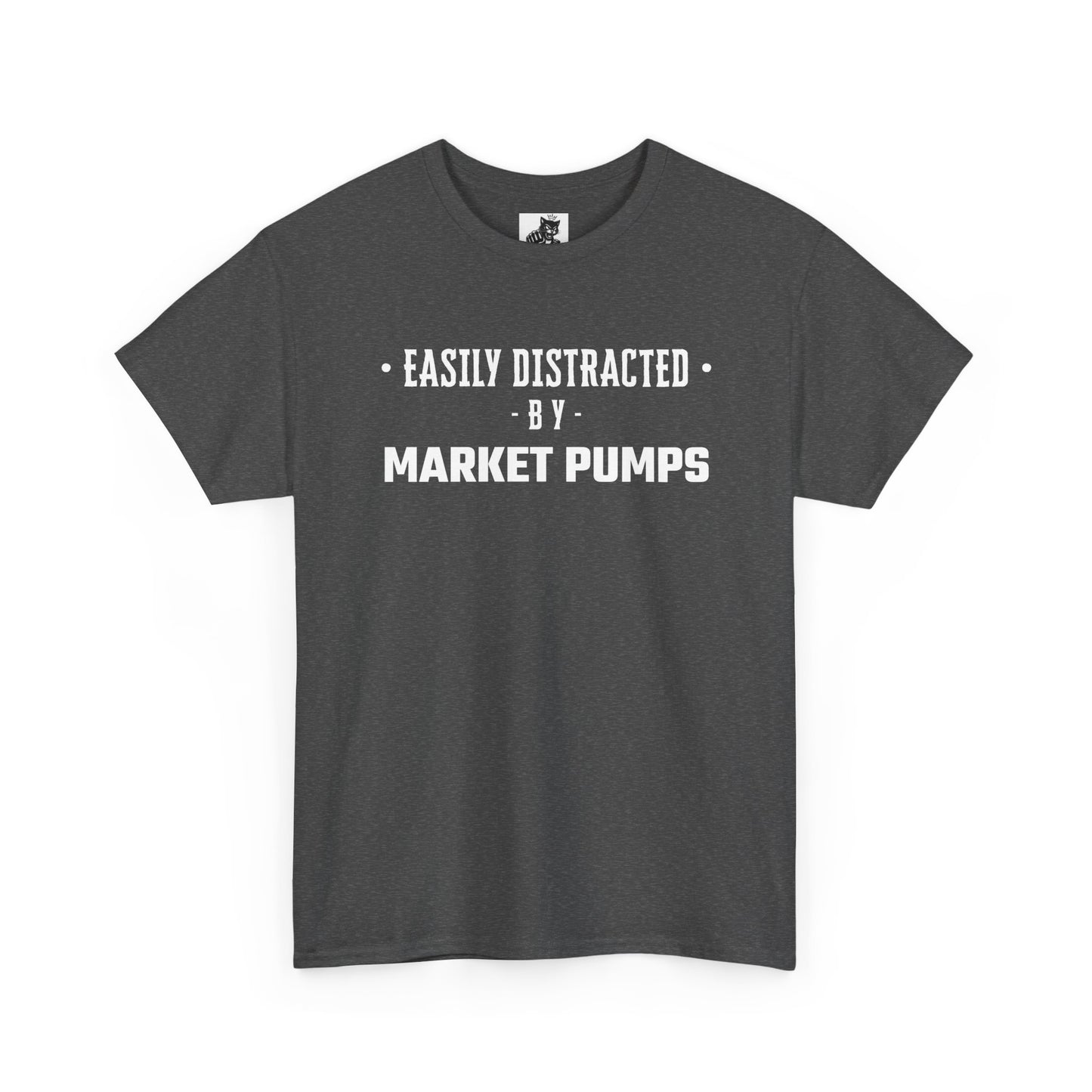 Easily Distracted By Market Pumps Graphic Tee - Unisex Cotton T-Shirt