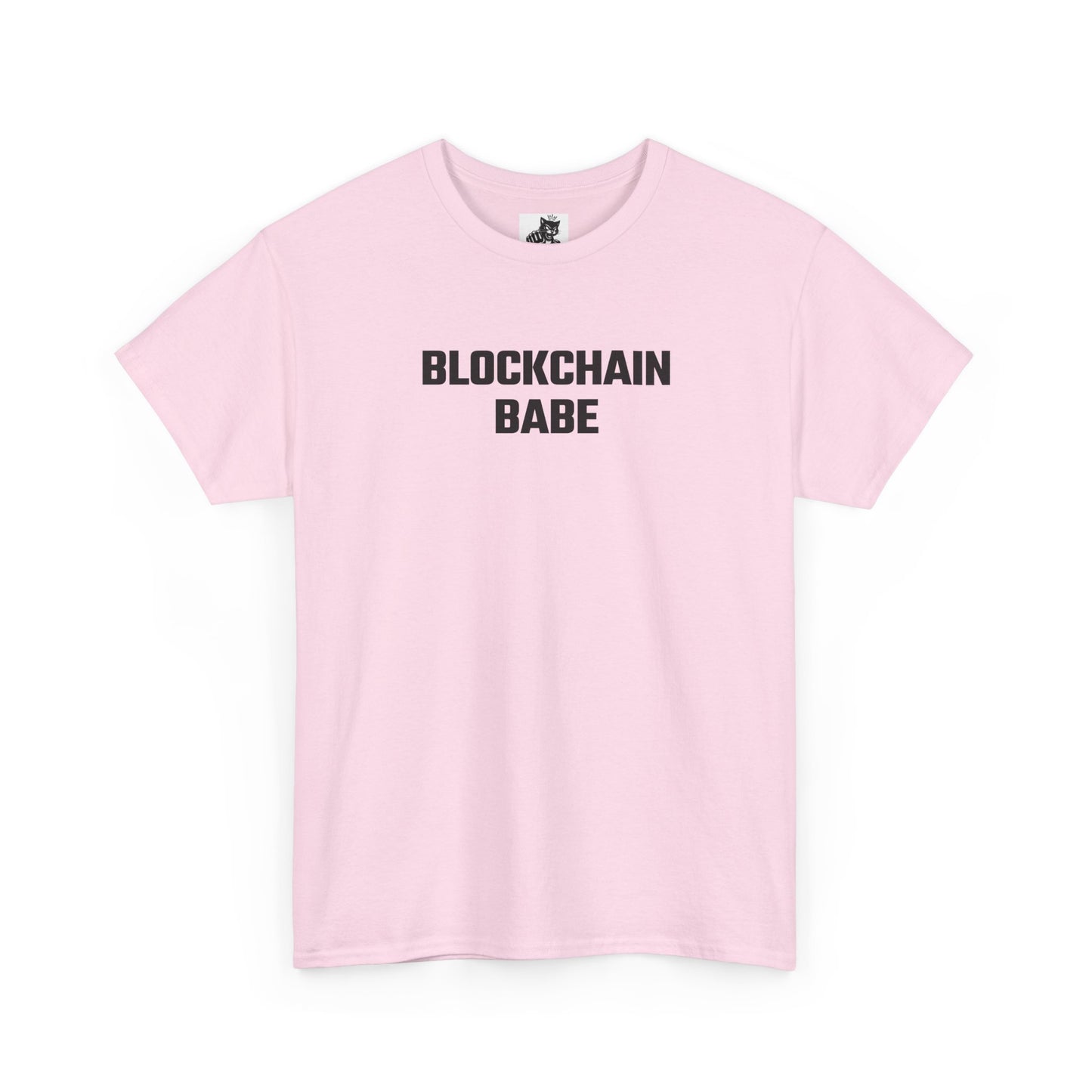 Blockchain Babe Crypto Themed T-Shirt