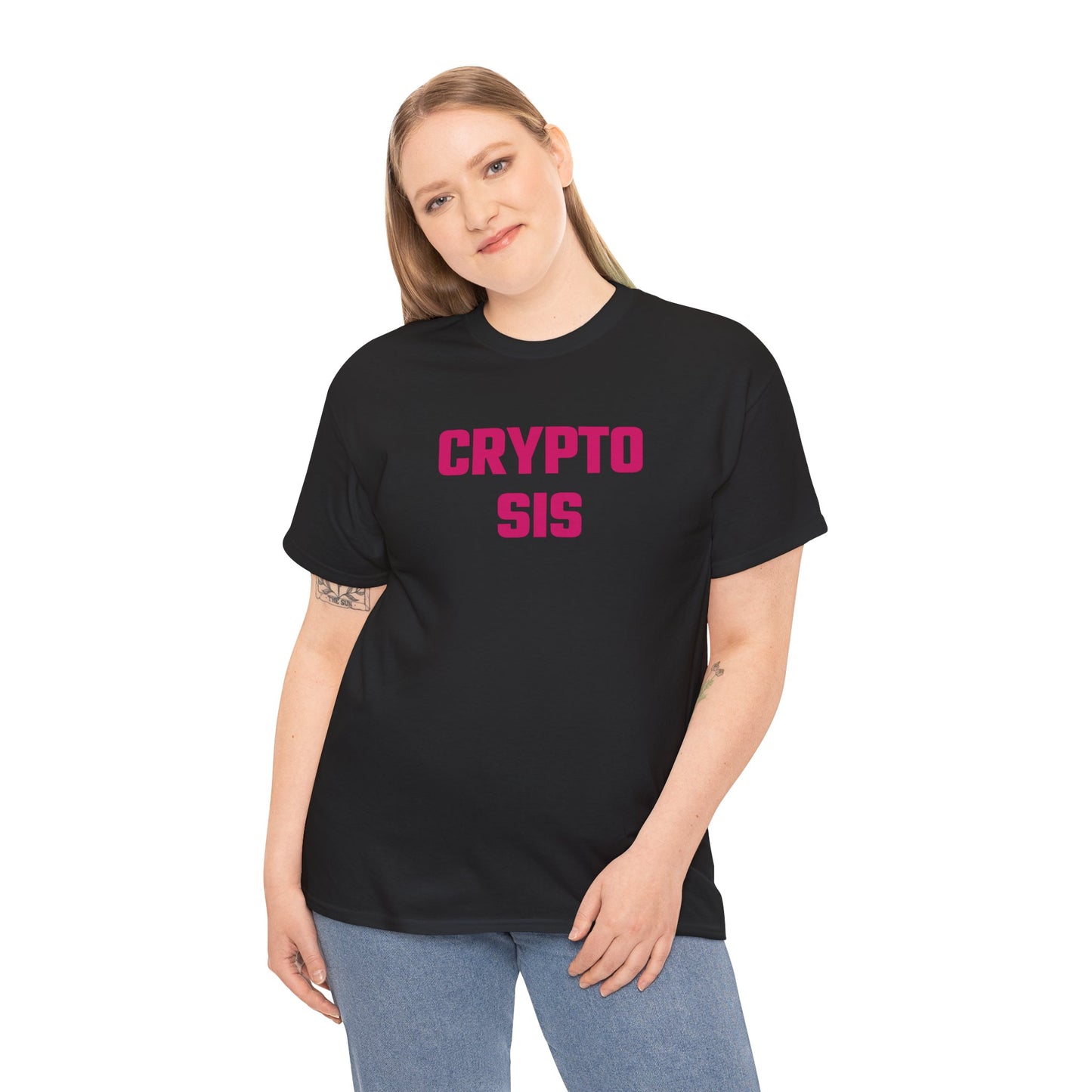 Crypto Sis (Version 2) Graphic Tee - Unisex Cotton T-Shirt