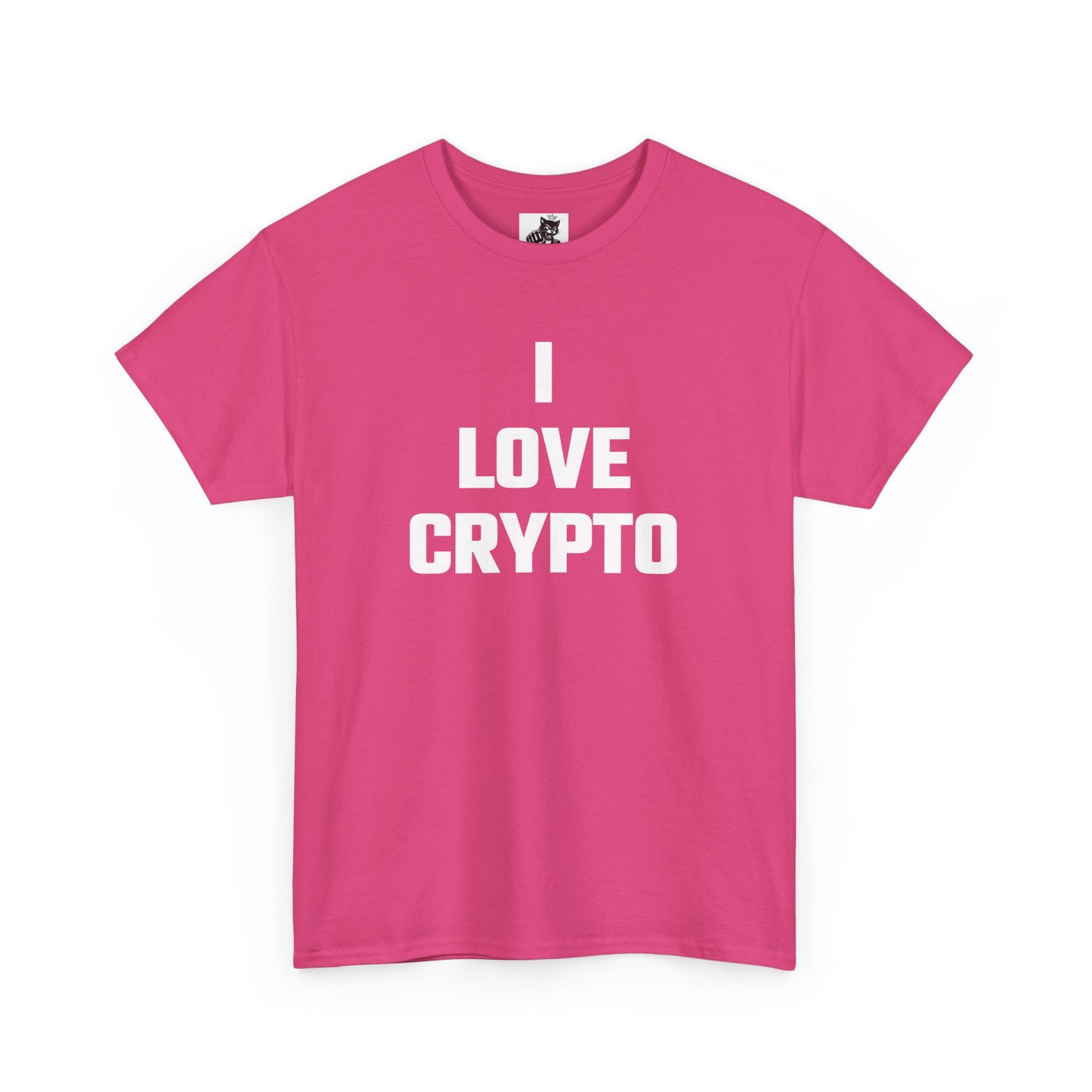 I Love Crypto Graphic Tee - Unisex Cotton T-Shirt