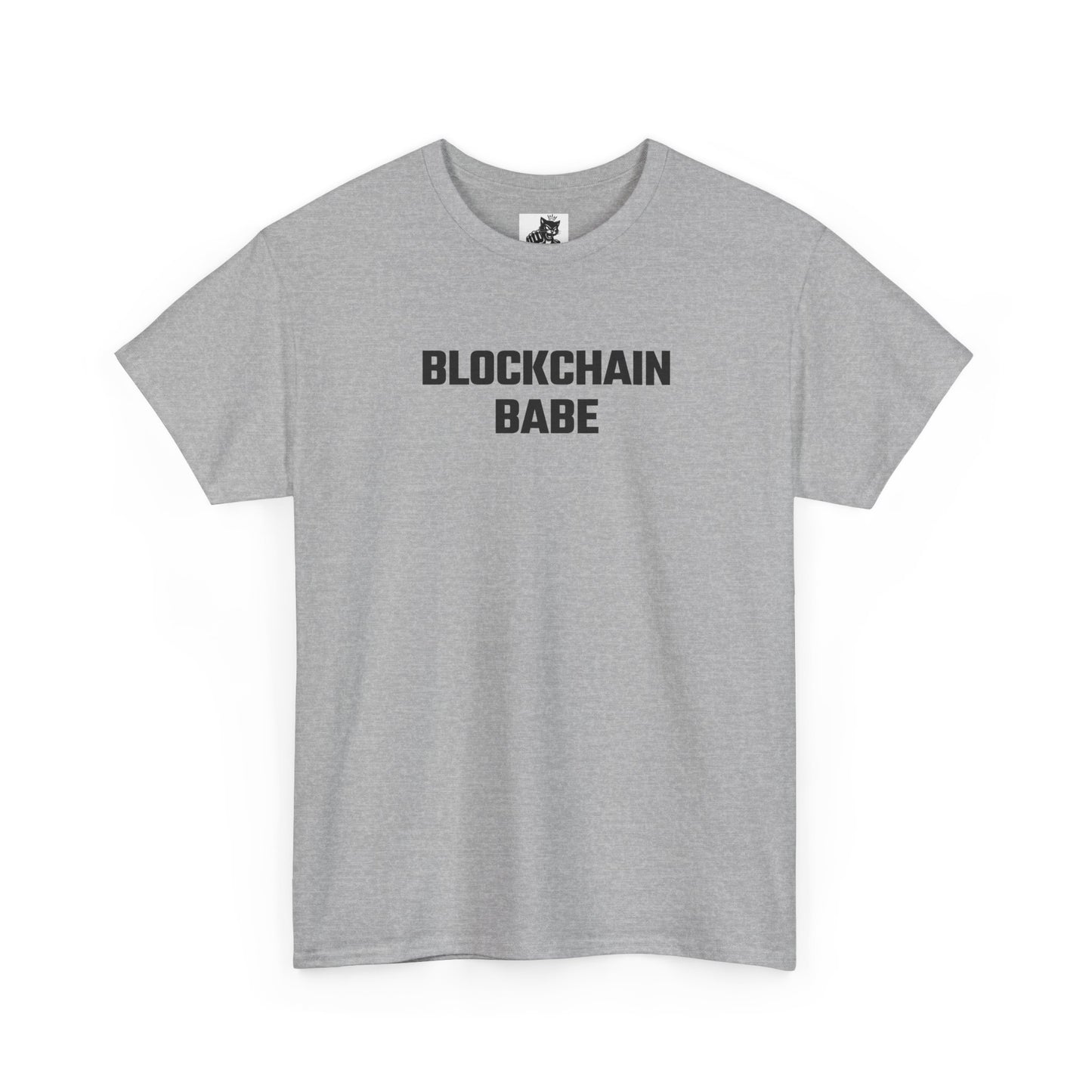 Blockchain Babe Crypto Themed T-Shirt