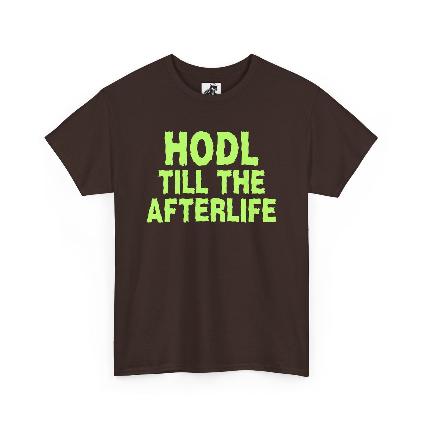 HODL Till The Afterlife (Version 2) Graphic Tee - Crypto Halloween T-Shirt