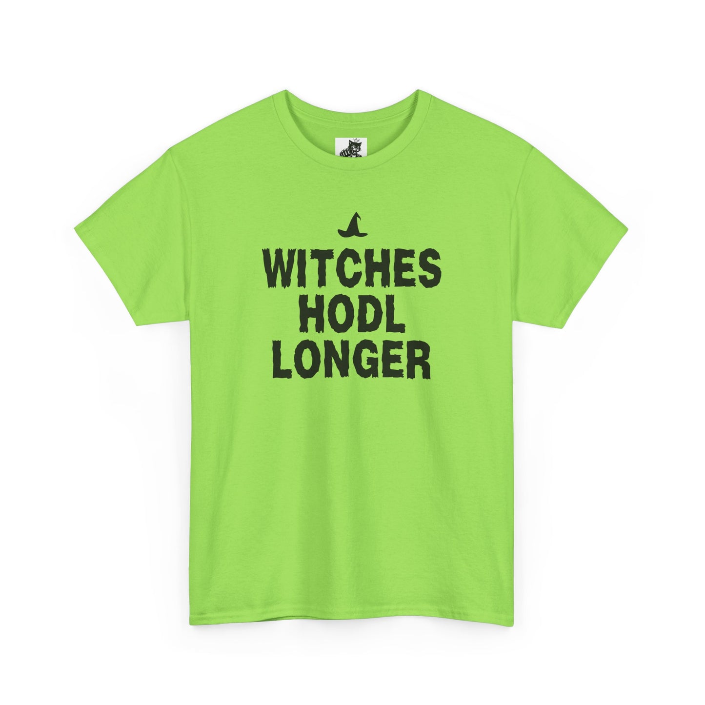 Witches HODL Longer (Version 2) Graphic Tee - Crypto Halloween Witch T-Shirt