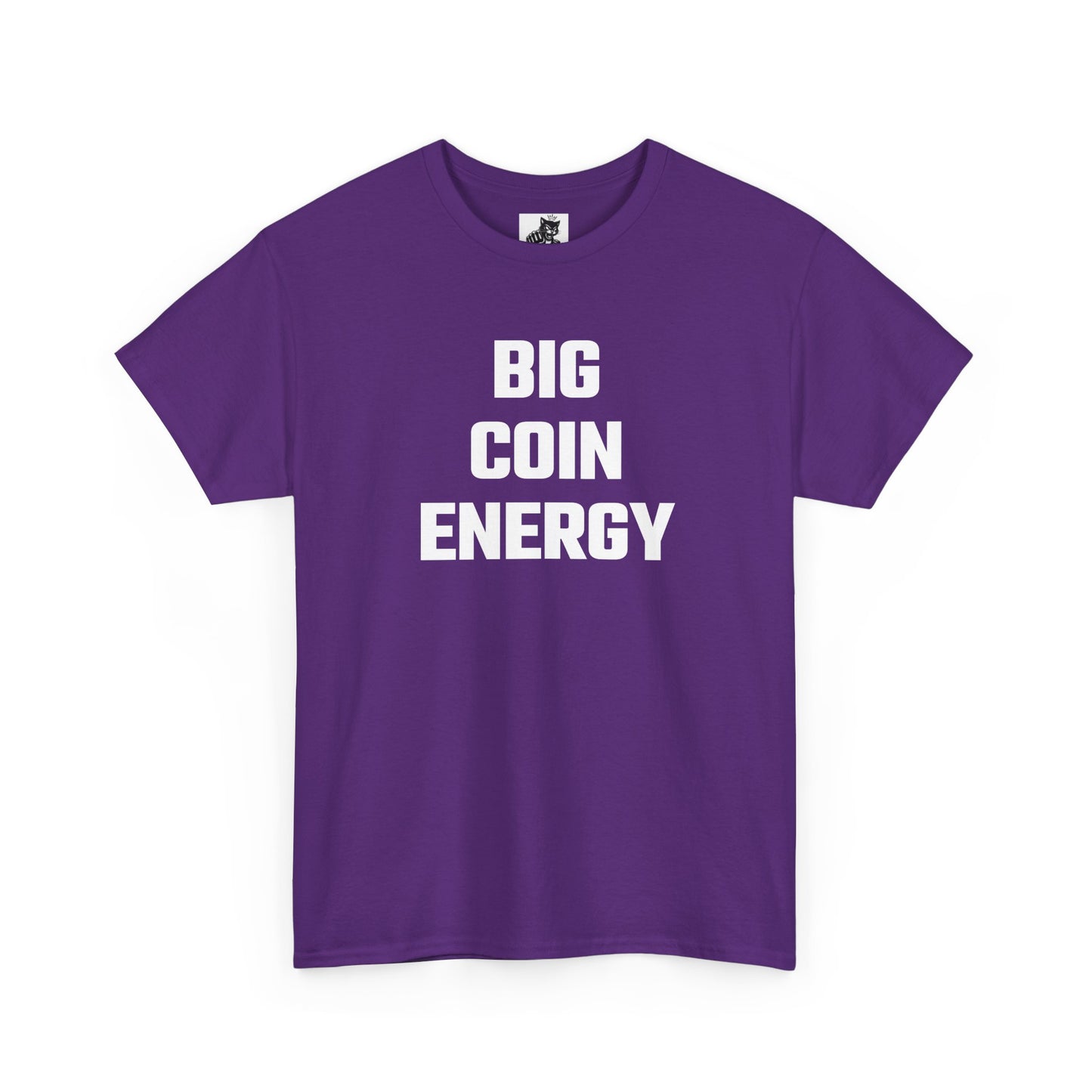 Big Coin Energy Crypto Themed T-Shirt