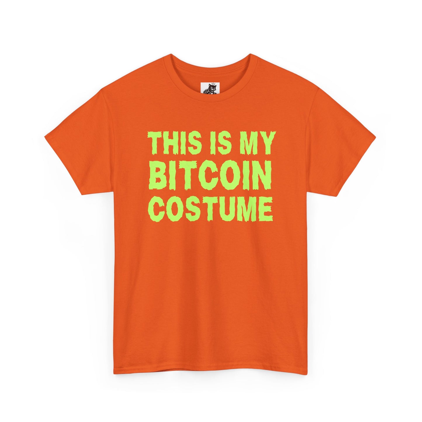 This Is My Bitcoin Costume (Version 2) Graphic Tee - Crypto Halloween T-Shirt