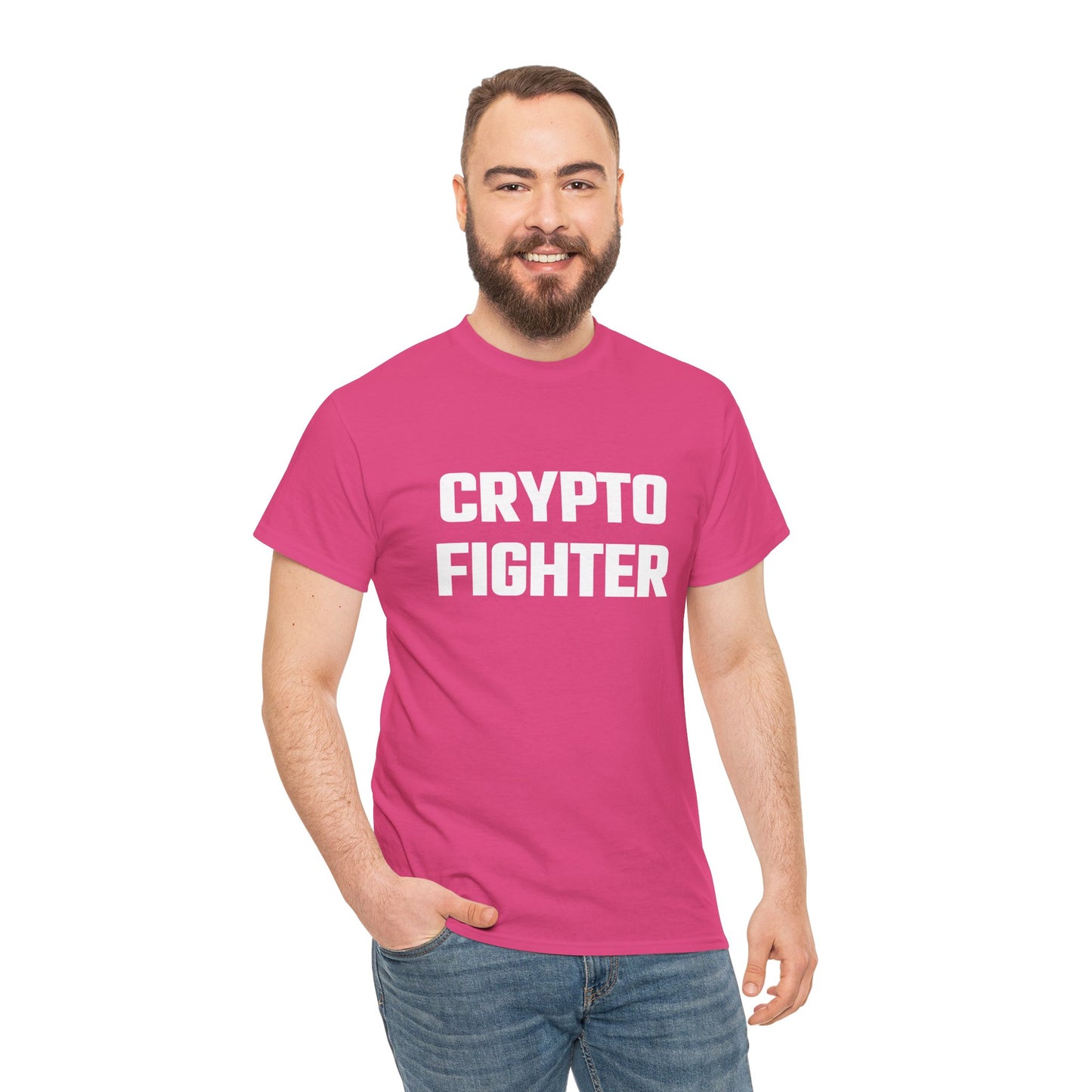 Crypto Fighter Graphic Tee - Unisex Cotton T-Shirt