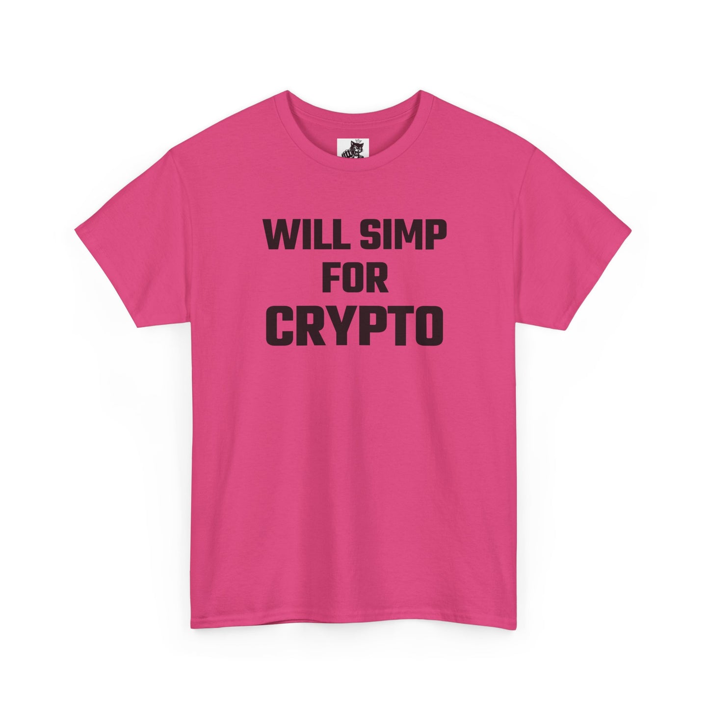 Will Simp For Crypto (Version 2) Graphic Tee - Unisex Cotton T-Shirt