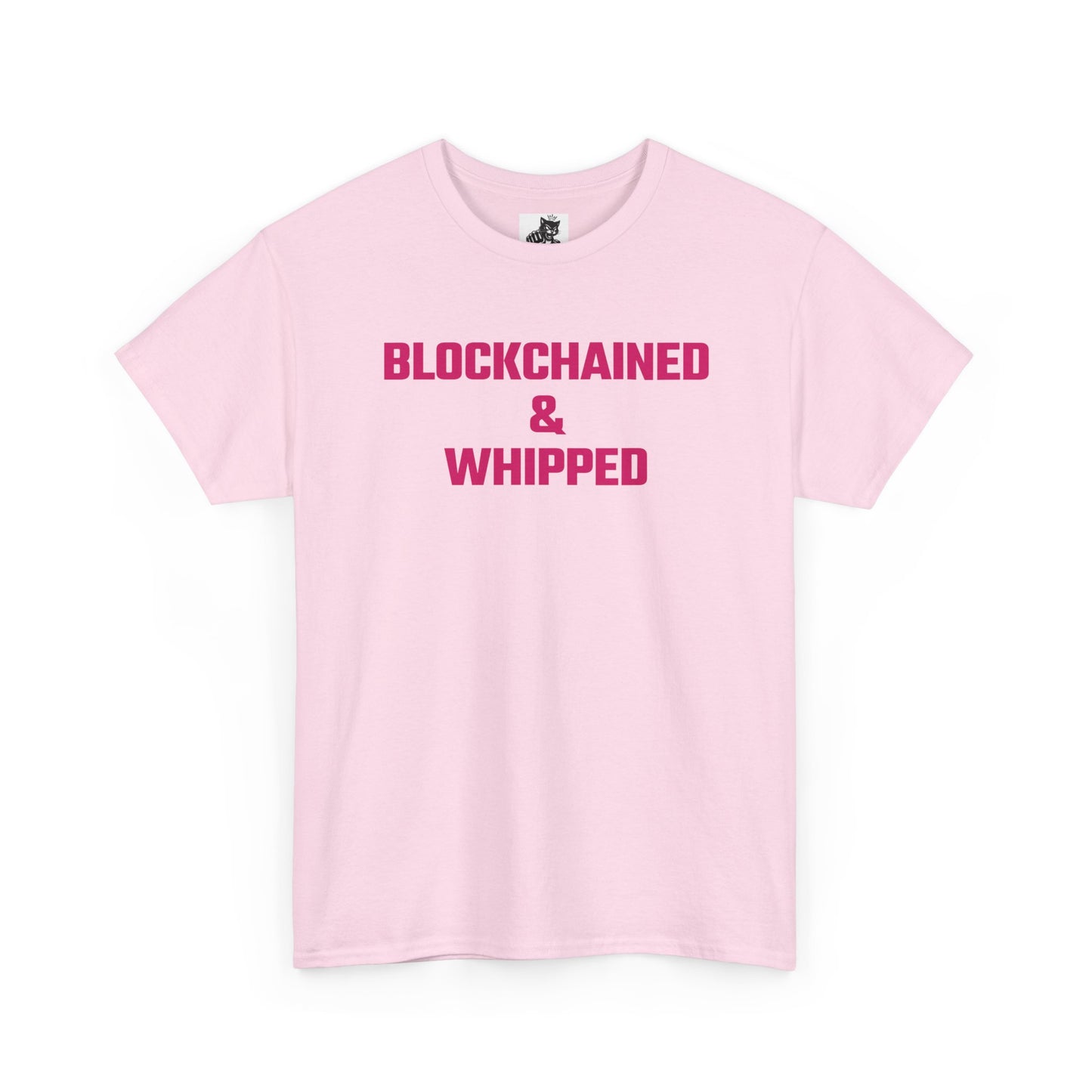 Blockchained And Whipped (Version 2) Crypto Themed T-Shirt