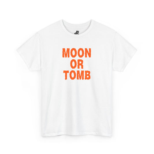 Moon or Tomb Graphic Tee - Crypto Halloween T-Shirt