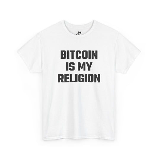 Bitcoin Is My Religion Graphic Tee - Unisex Cotton T-Shirt