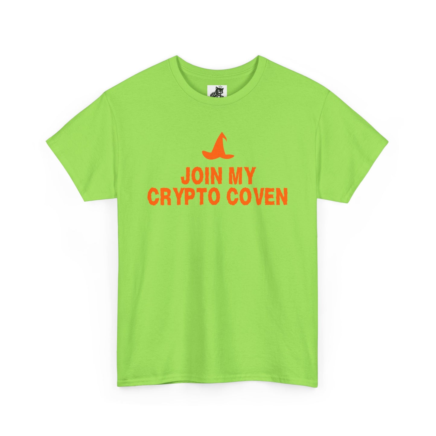 Join My Crypto Coven Graphic Tee - Crypto Halloween Witch T-Shirt