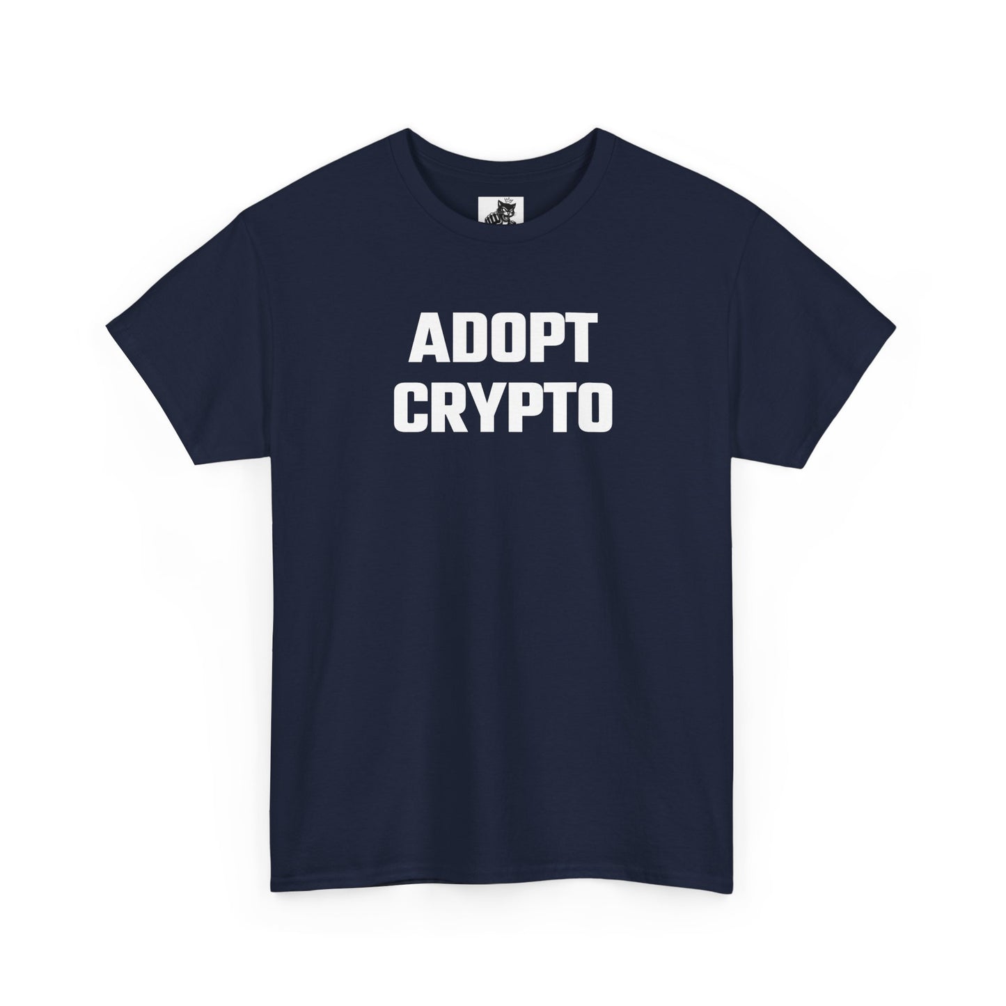 Adopt Crypto Graphic T-Shirt