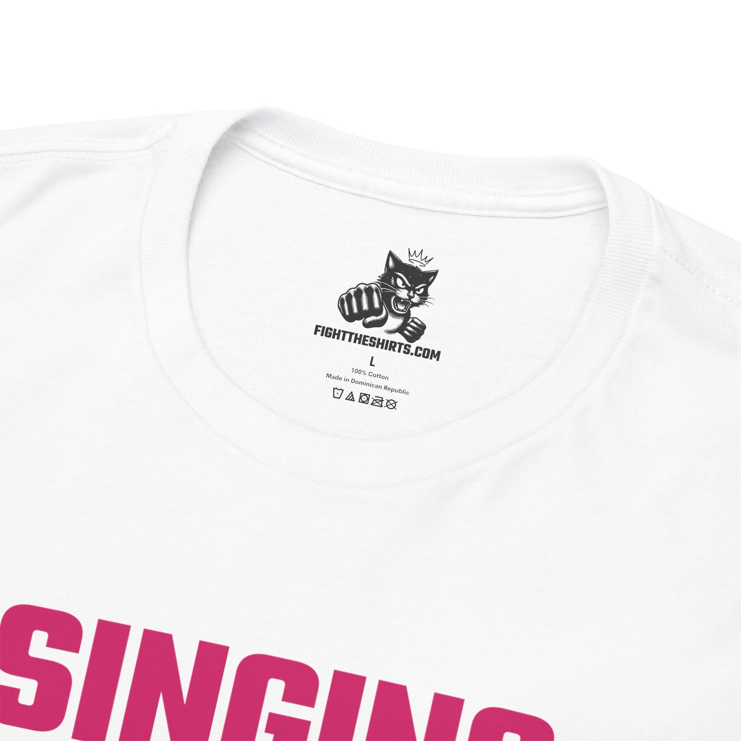 Singing Saves The World (Version 2) Graphic Tee - Unisex Cotton T-Shirt