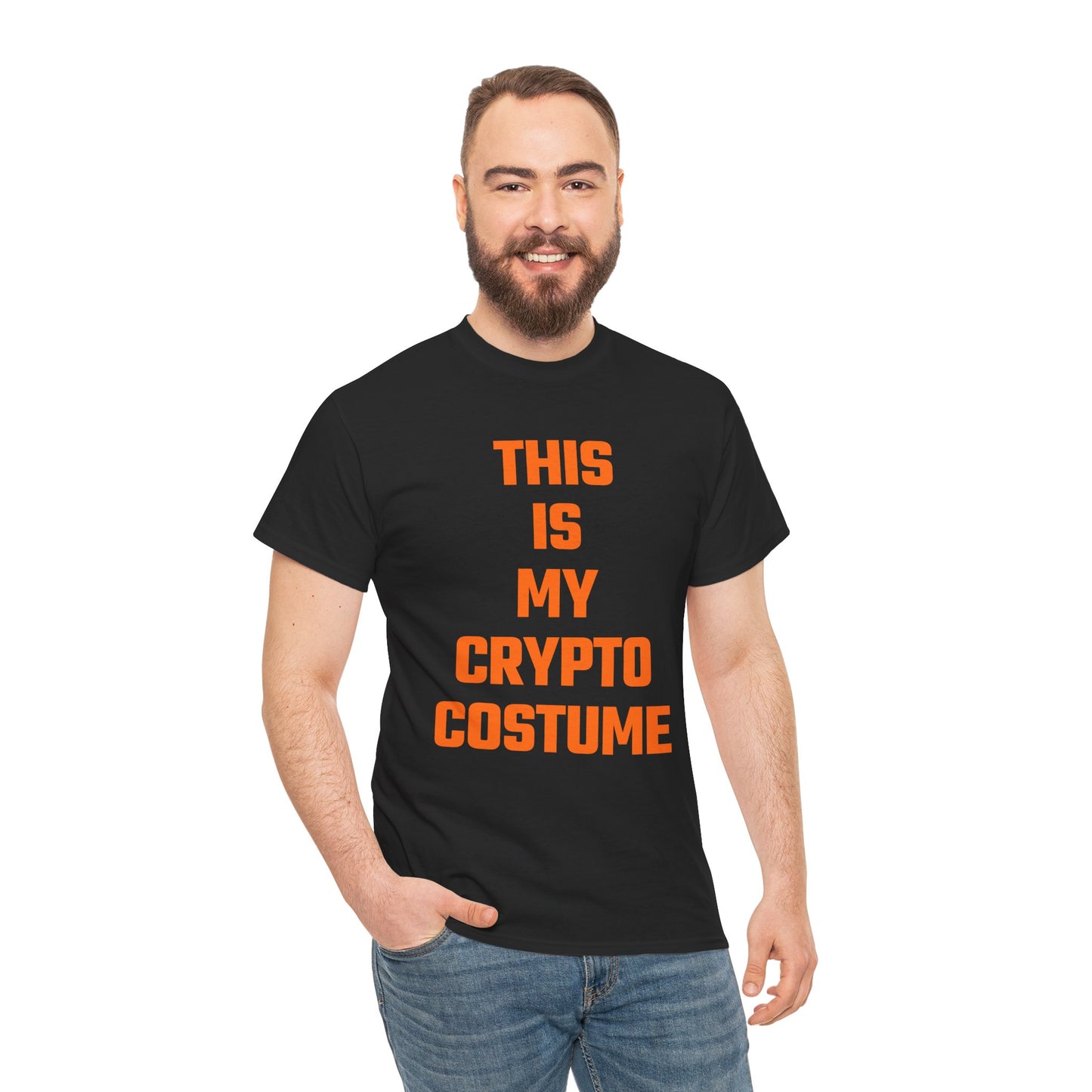 This Is My Crypto Costume Graphic Tee - Unisex Cotton T-Shirt