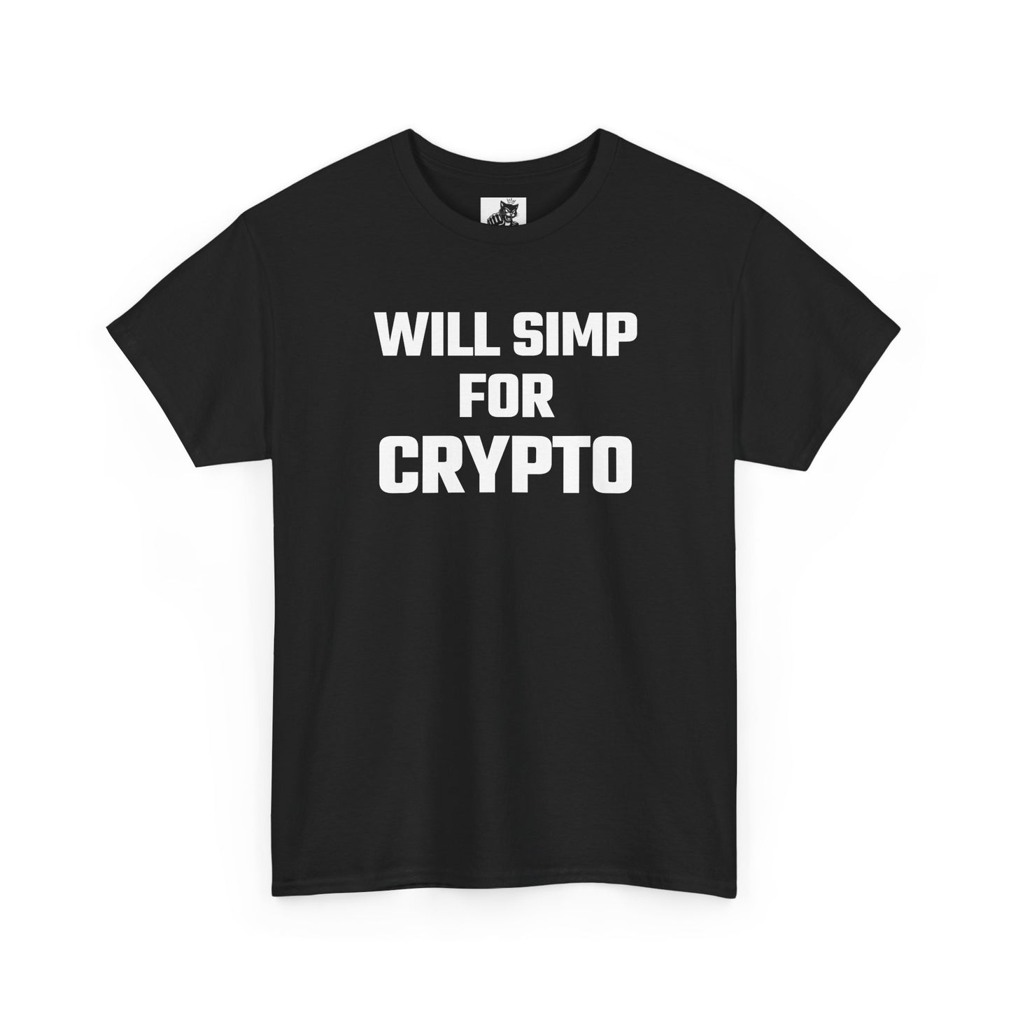 Will Simp For Crypto Graphic Tee - Unisex Cotton T-Shirt
