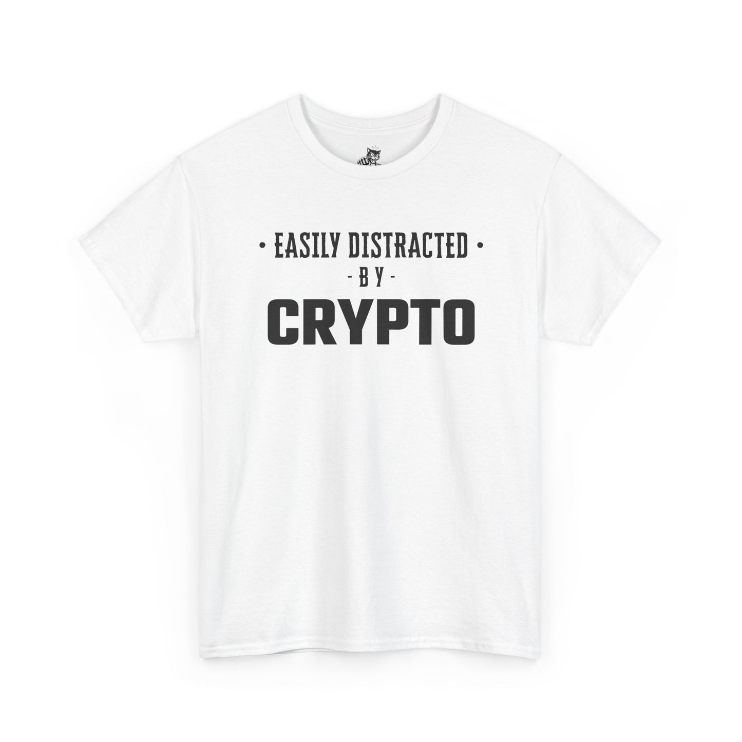 Easily Distracted By Crypto Graphic Tee - Unisex Cotton T-Shirt