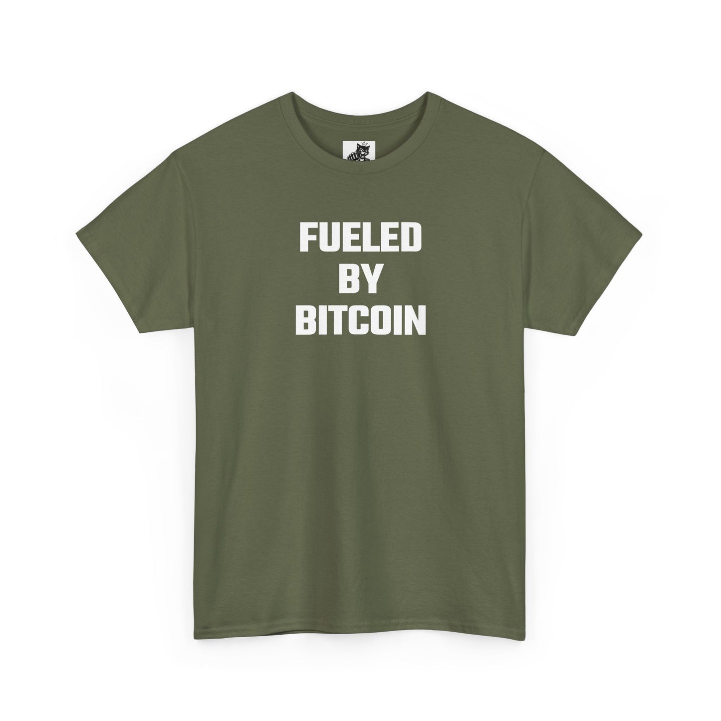 Fueled By Bitcoin Crypto Themed T-Shirt