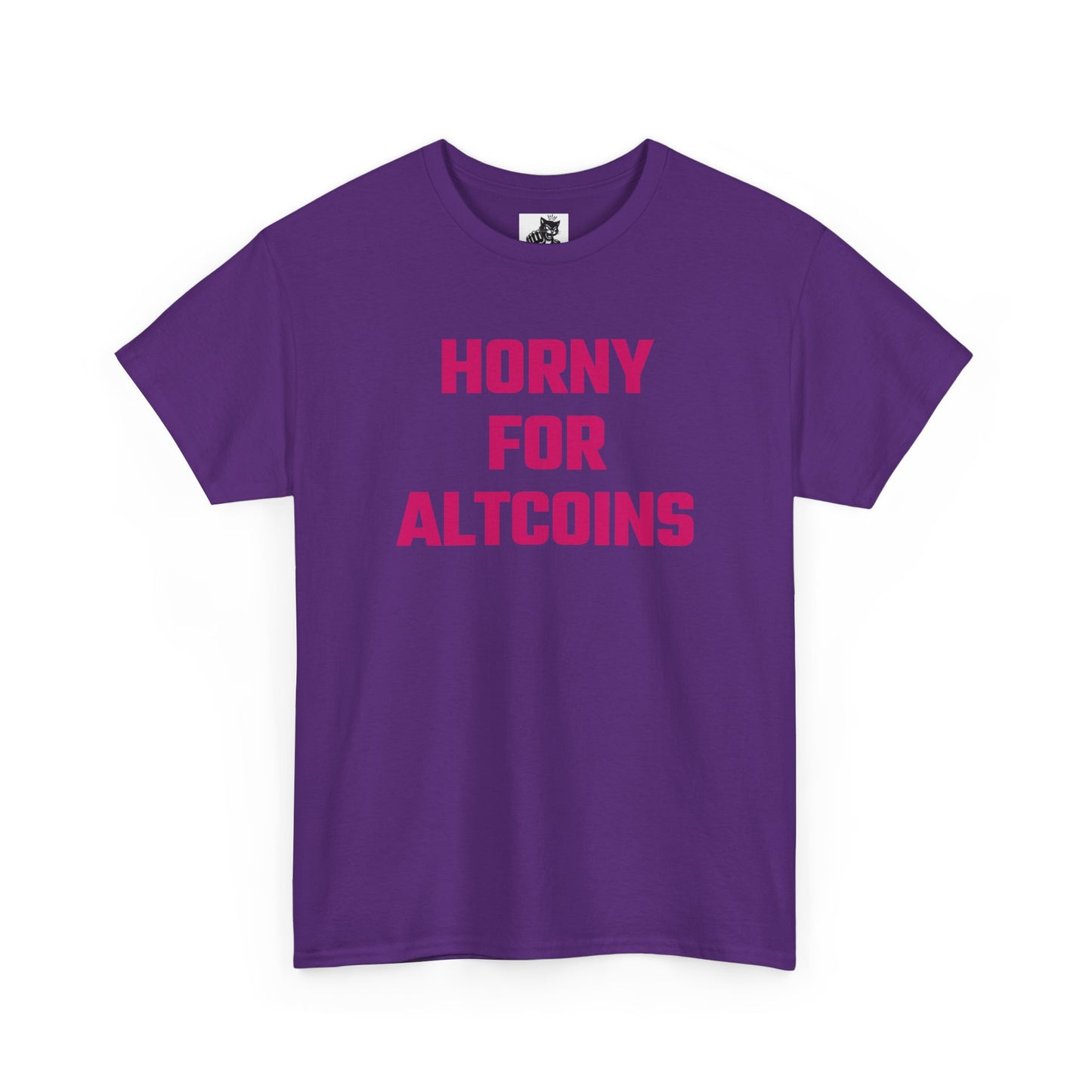 Horny For Altcoins (Version 2) Crypto Themed T-Shirt