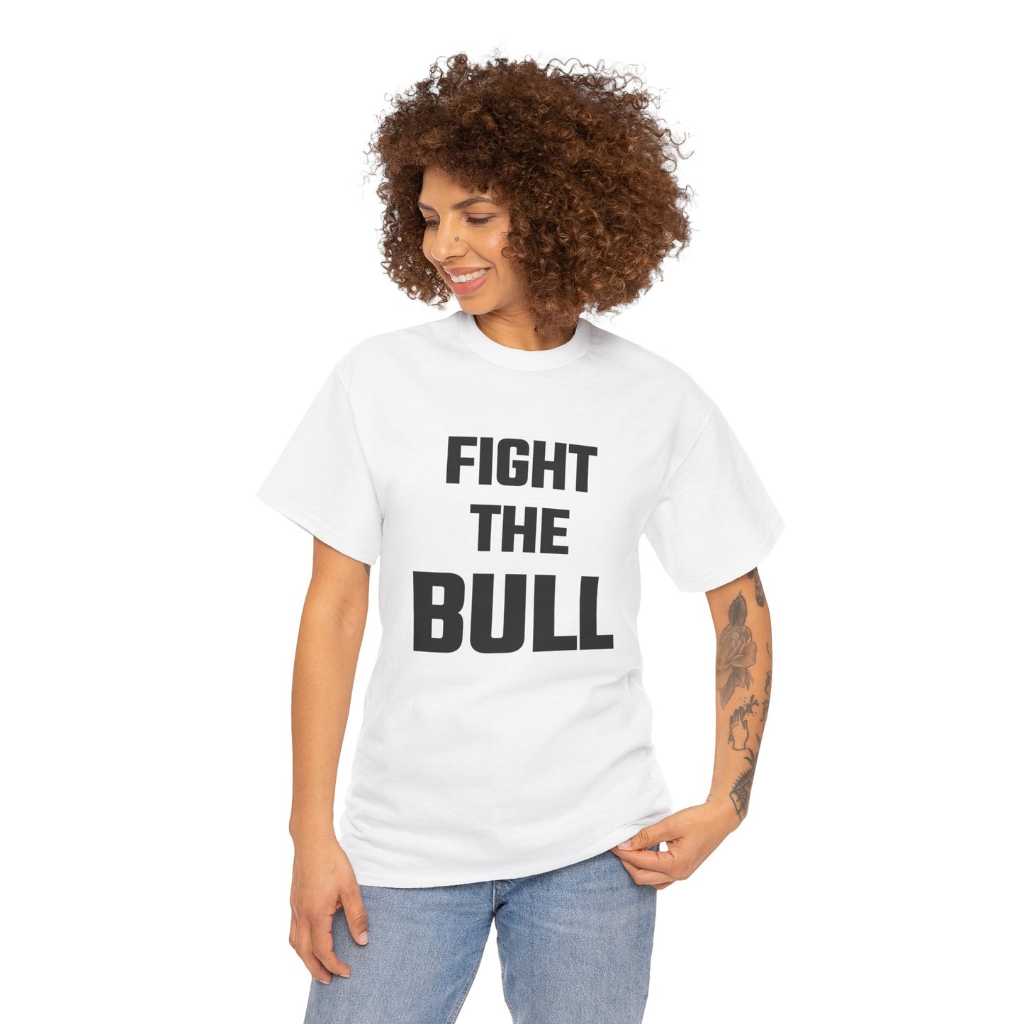 Fight The Bull Graphic Tee - Unisex Cotton T-Shirt