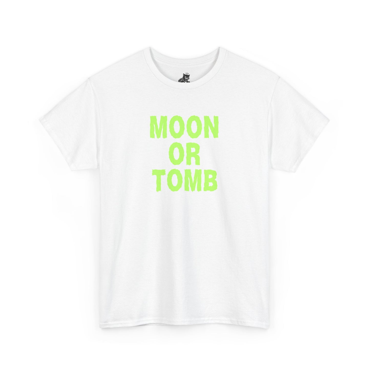 Moon Or Tomb (Version 2) Graphic Tee - Crypto Halloween T-Shirt