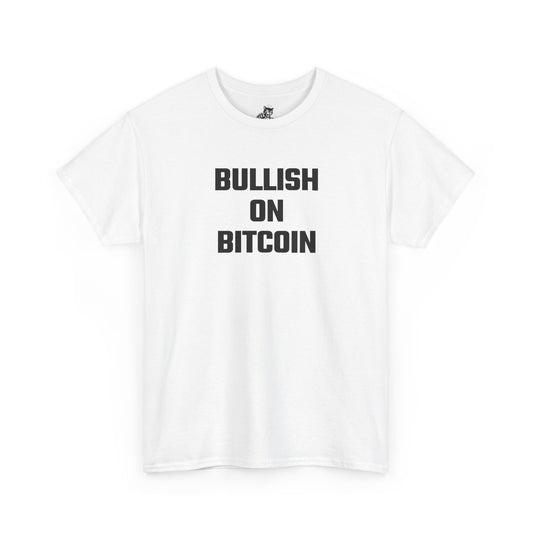 Bullish On Bitcoin Crypto Themed T-Shirt