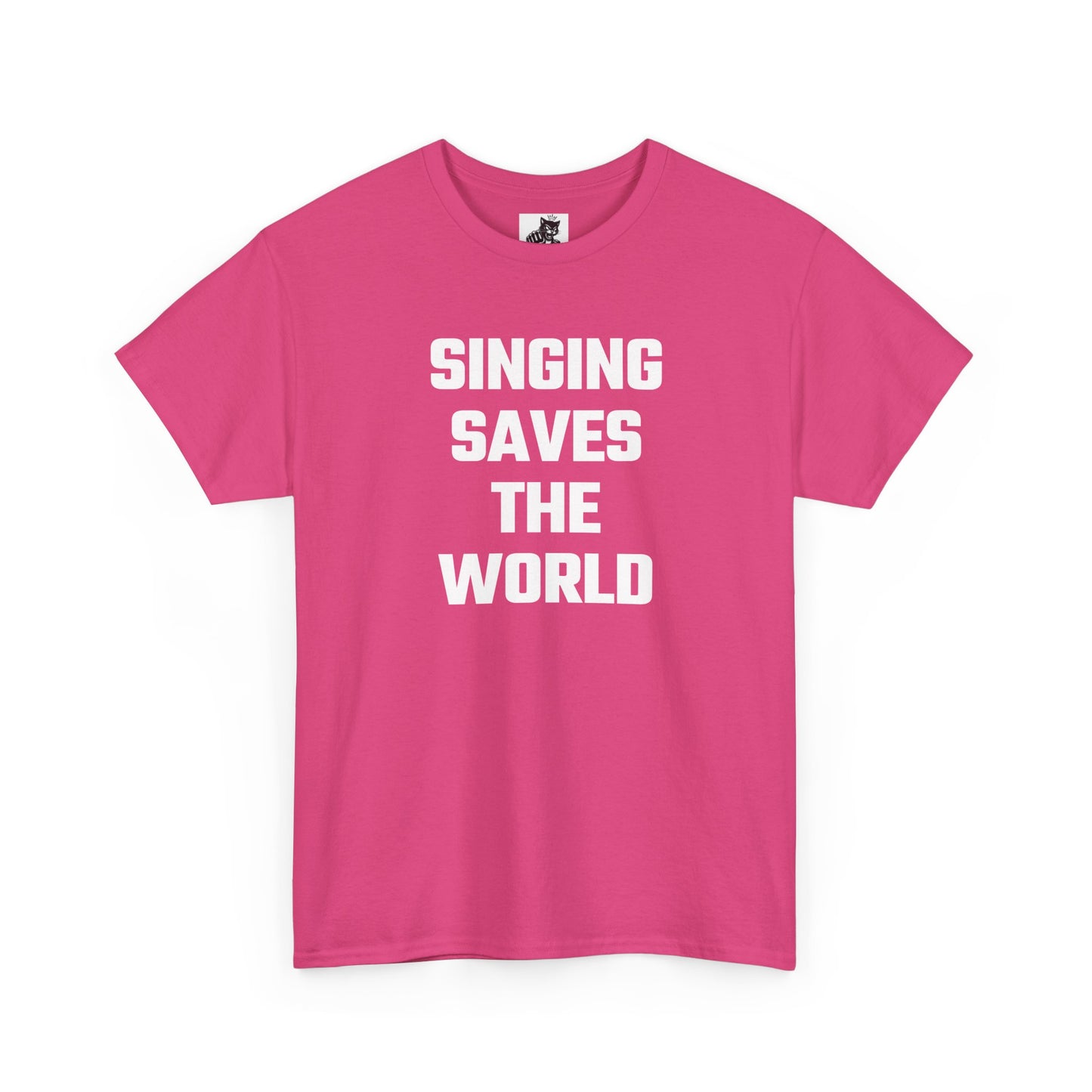Singing Saves The World Graphic Tee - Unisex Cotton T-Shirt