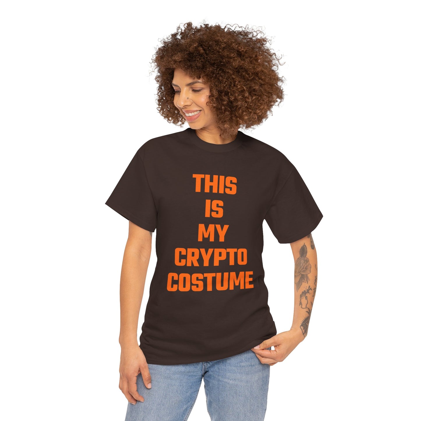 This Is My Crypto Costume Graphic Tee - Unisex Cotton T-Shirt