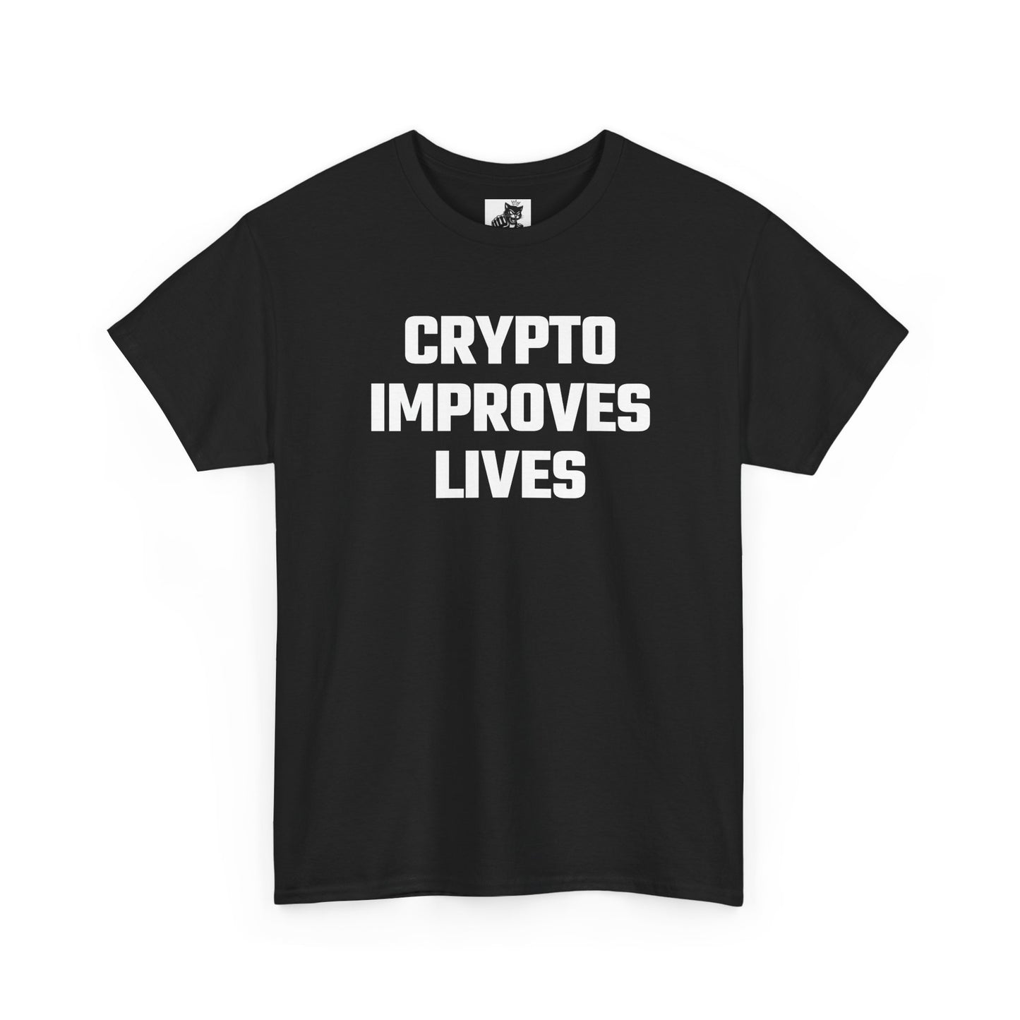 Crypto Improves Lives Graphic Tee - Unisex Cotton T-Shirt