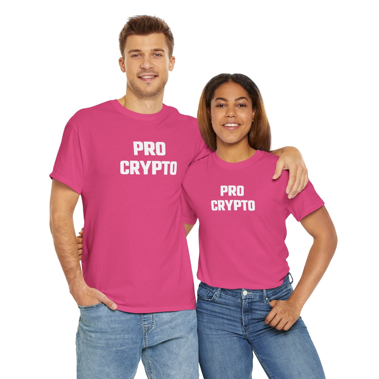 Pro Crypto Graphic Tee - Unisex Cotton T-Shirt