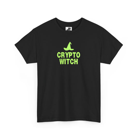 Crypto Witch (Version 2) Graphic Tee - Crypto Halloween T-Shirt