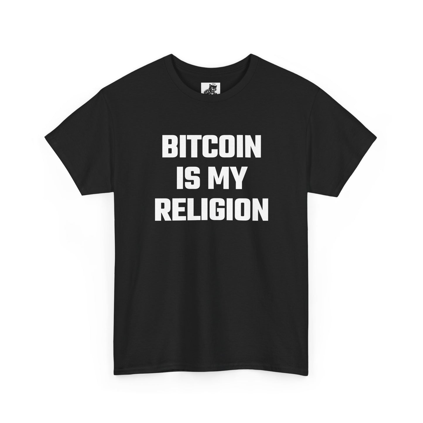 Bitcoin Is My Religion Graphic Tee - Unisex Cotton T-Shirt