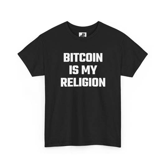 Bitcoin Is My Religion Graphic Tee - Unisex Cotton T-Shirt