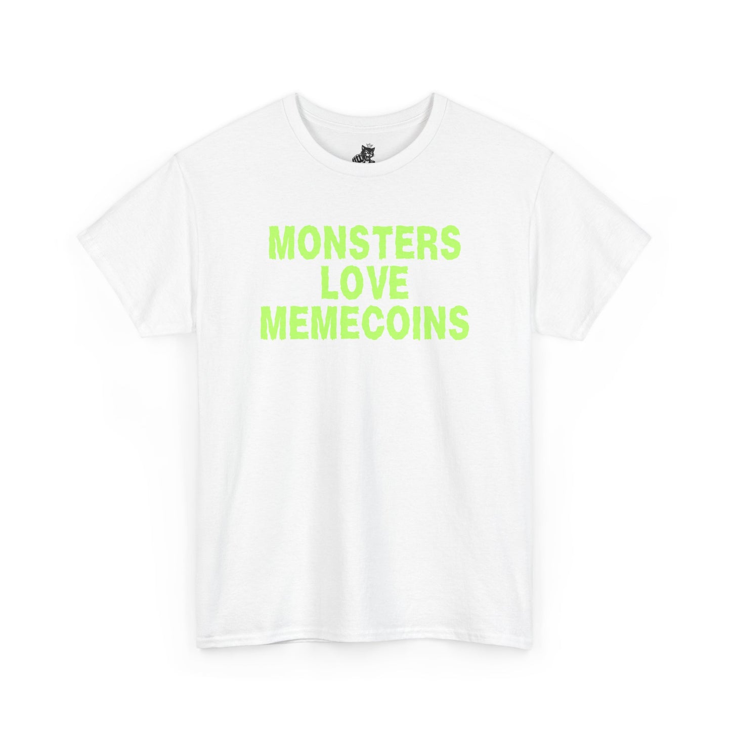 Monsters Love Memecoins (Version 2) Graphic Tee - Crypto Halloween T-Shirt